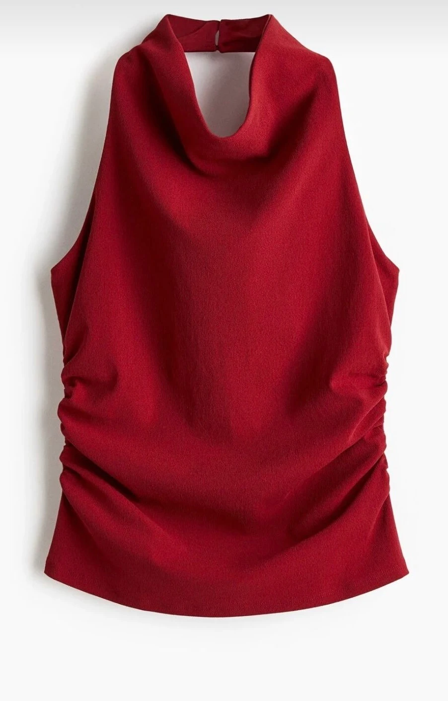 Orj Marka Hm Drapeli Halter Yaka Bluz