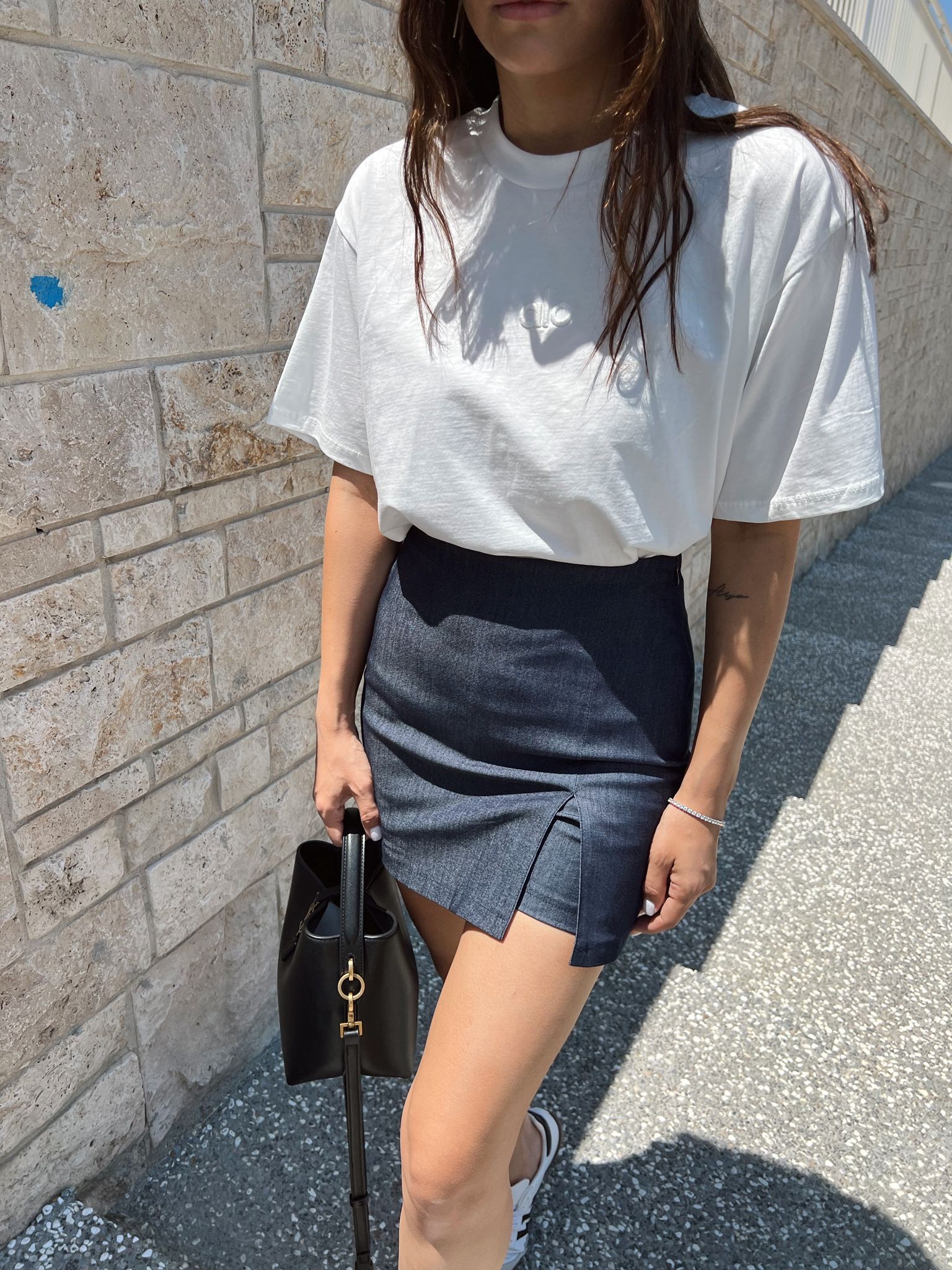 Ms Model Şortlu Kot Etek 