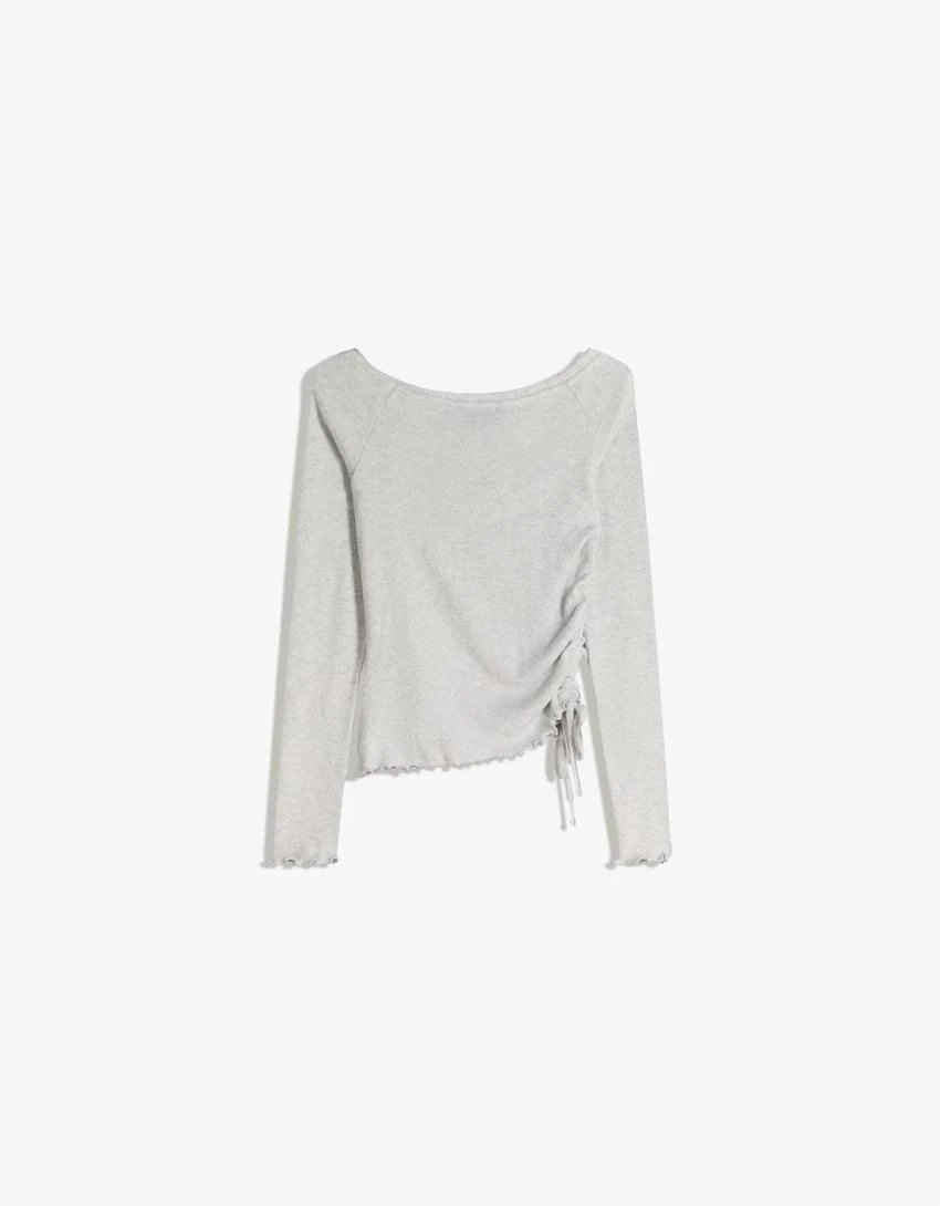 Orj Marka Brsk Büzgülü Bluz - Gri