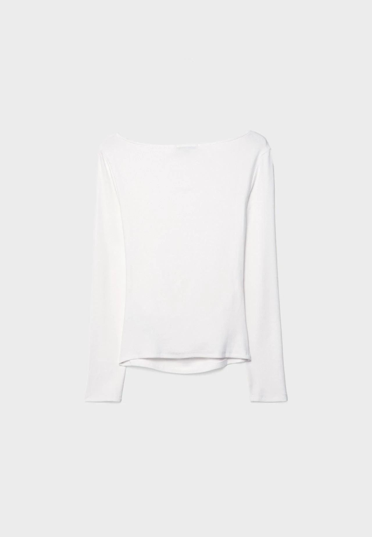 Orj Marka Strdi Drapeli Uzun Kollu Bluz - Beyaz