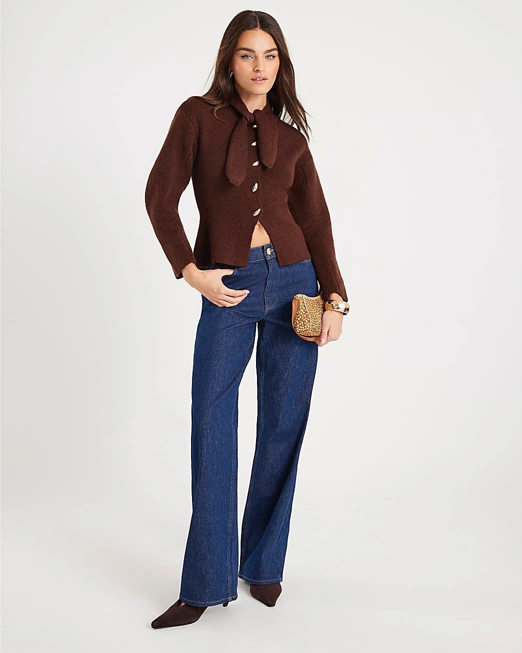 Orj Marka Fular Detaylı Premium Triko