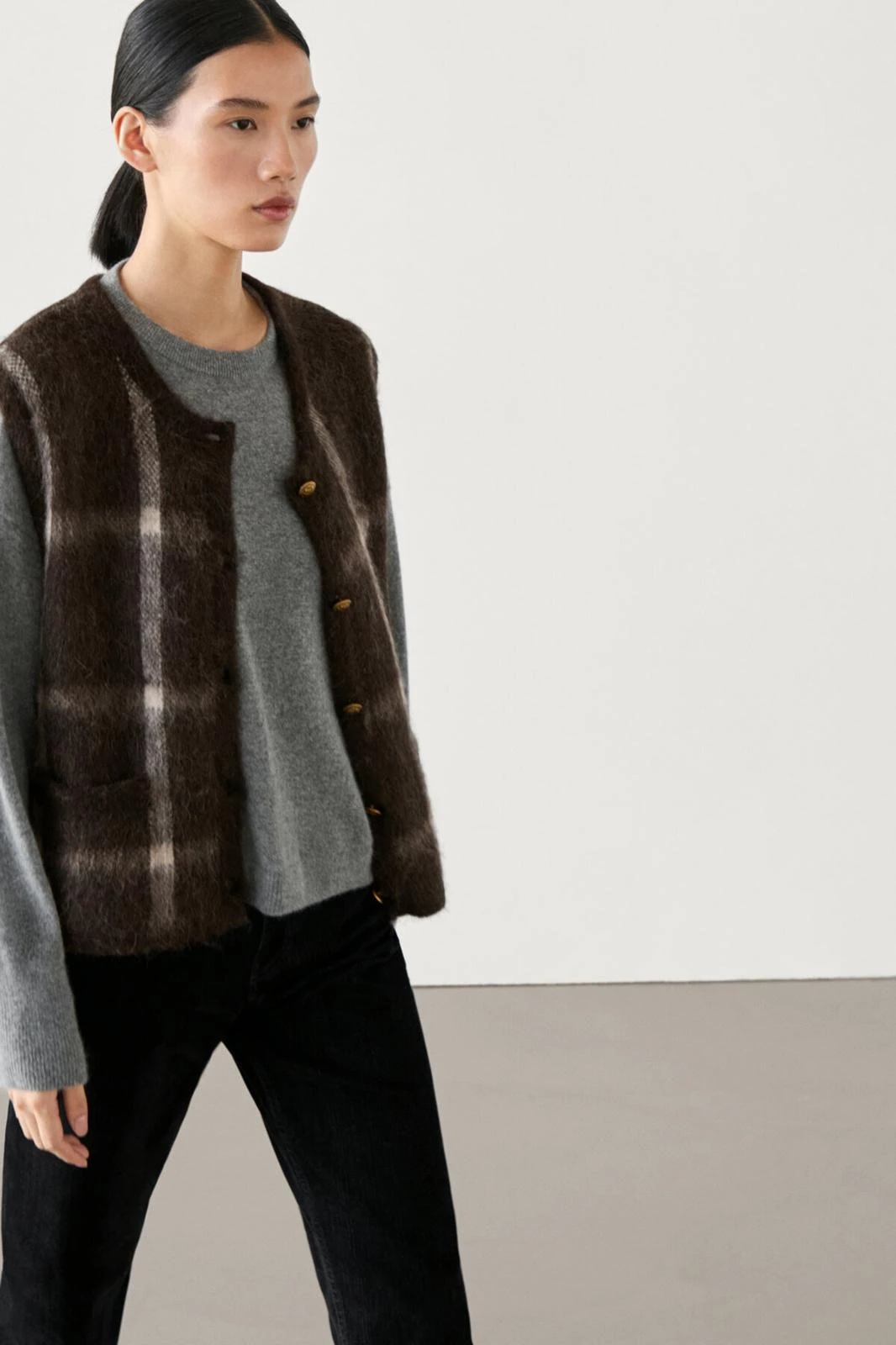 Orj Marka Massi D Yün Karışımlı Yelek