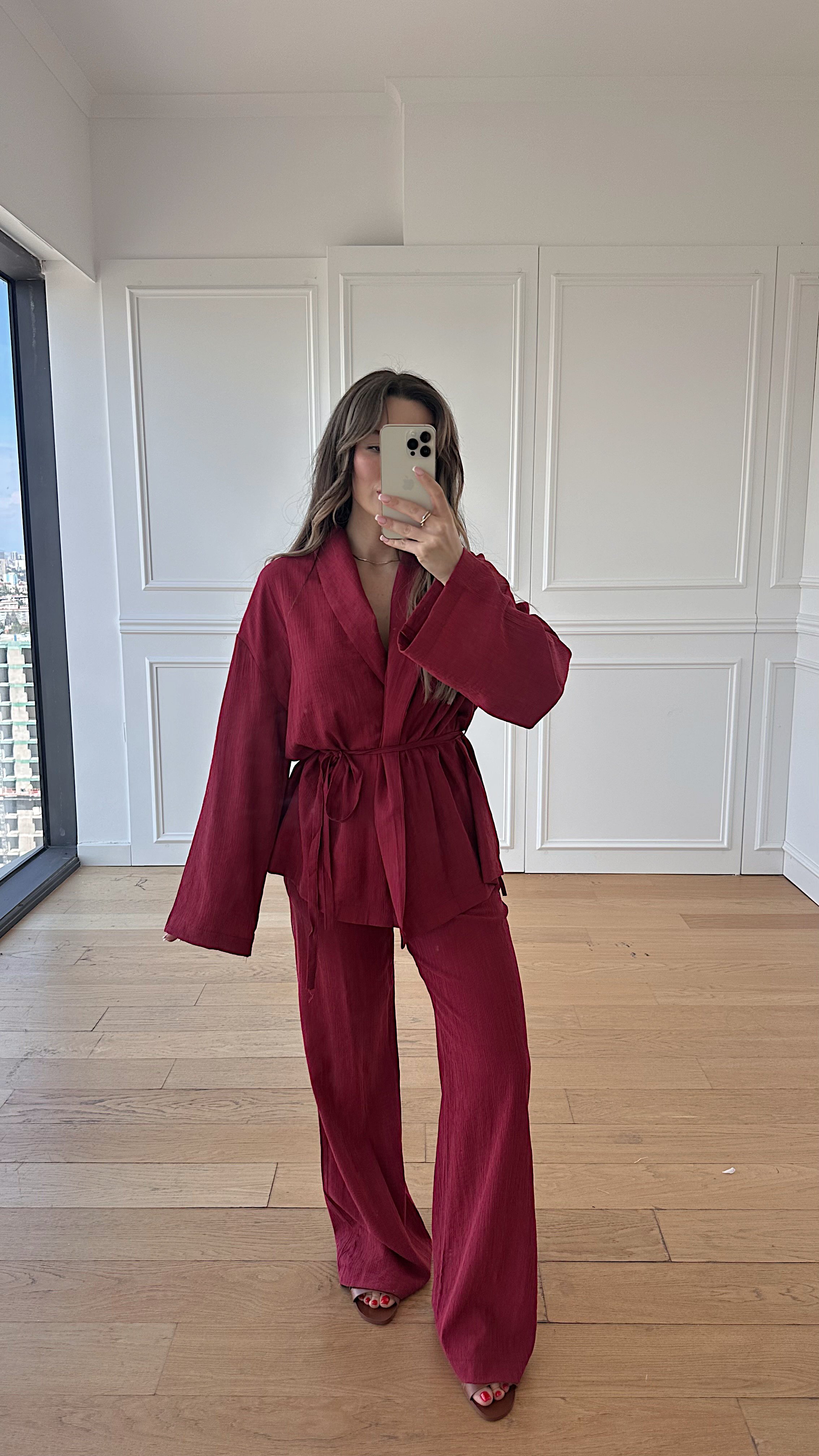 Kimono Takım - Kırmızı