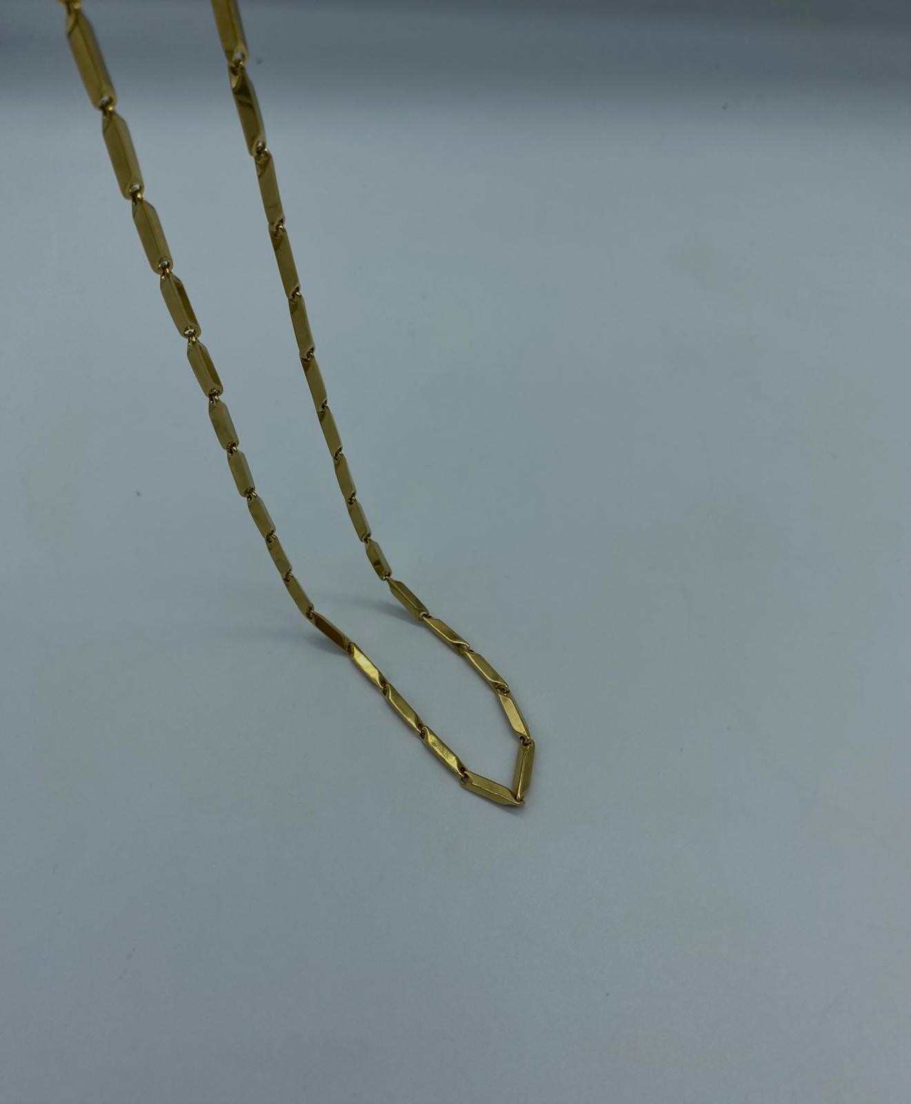 ÇELİK KESİK ZİNCİR KOLYE 