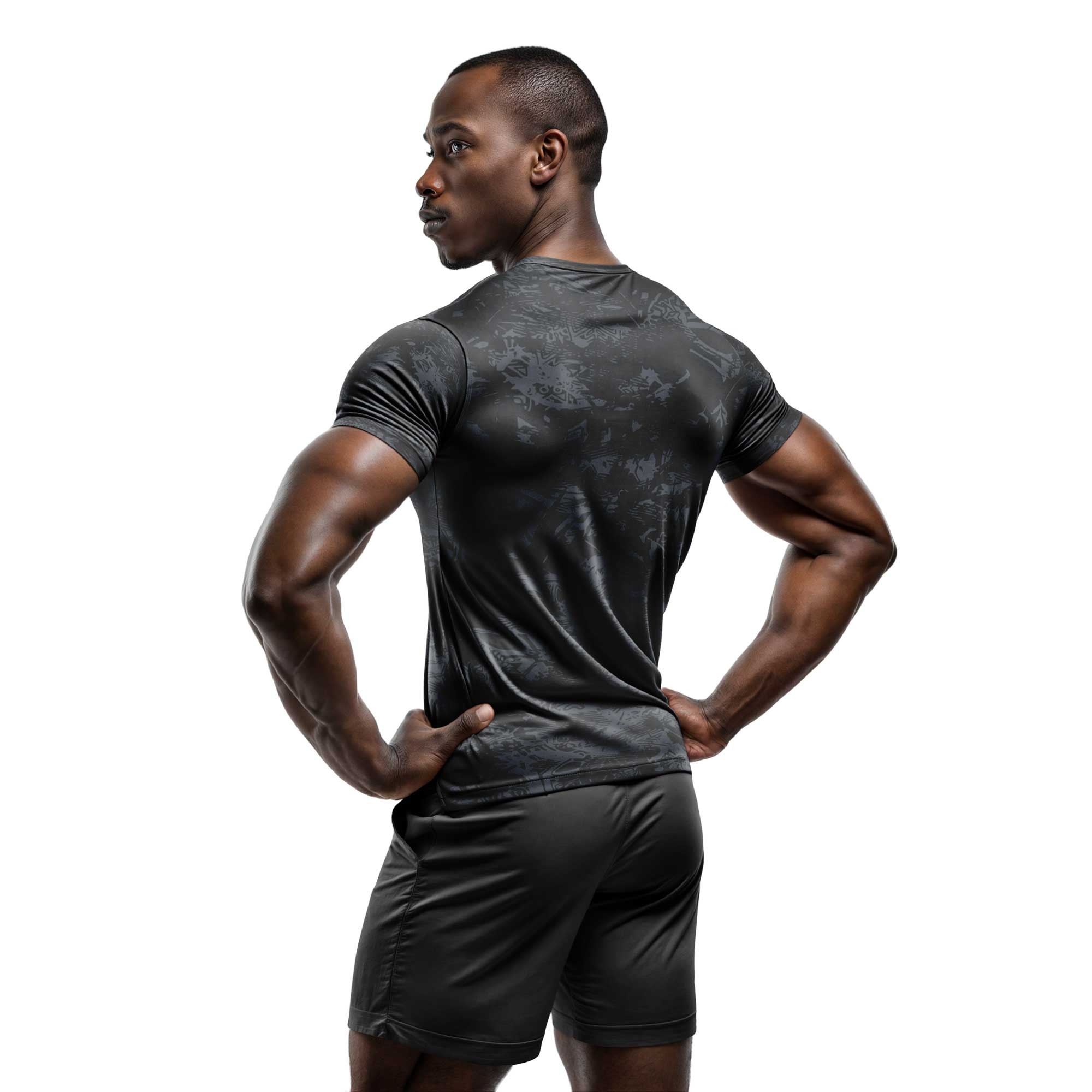 Dijital Baskılı Unisex Tshirt, Fitness Tshirt, Gym Body Tshirt, WF0009