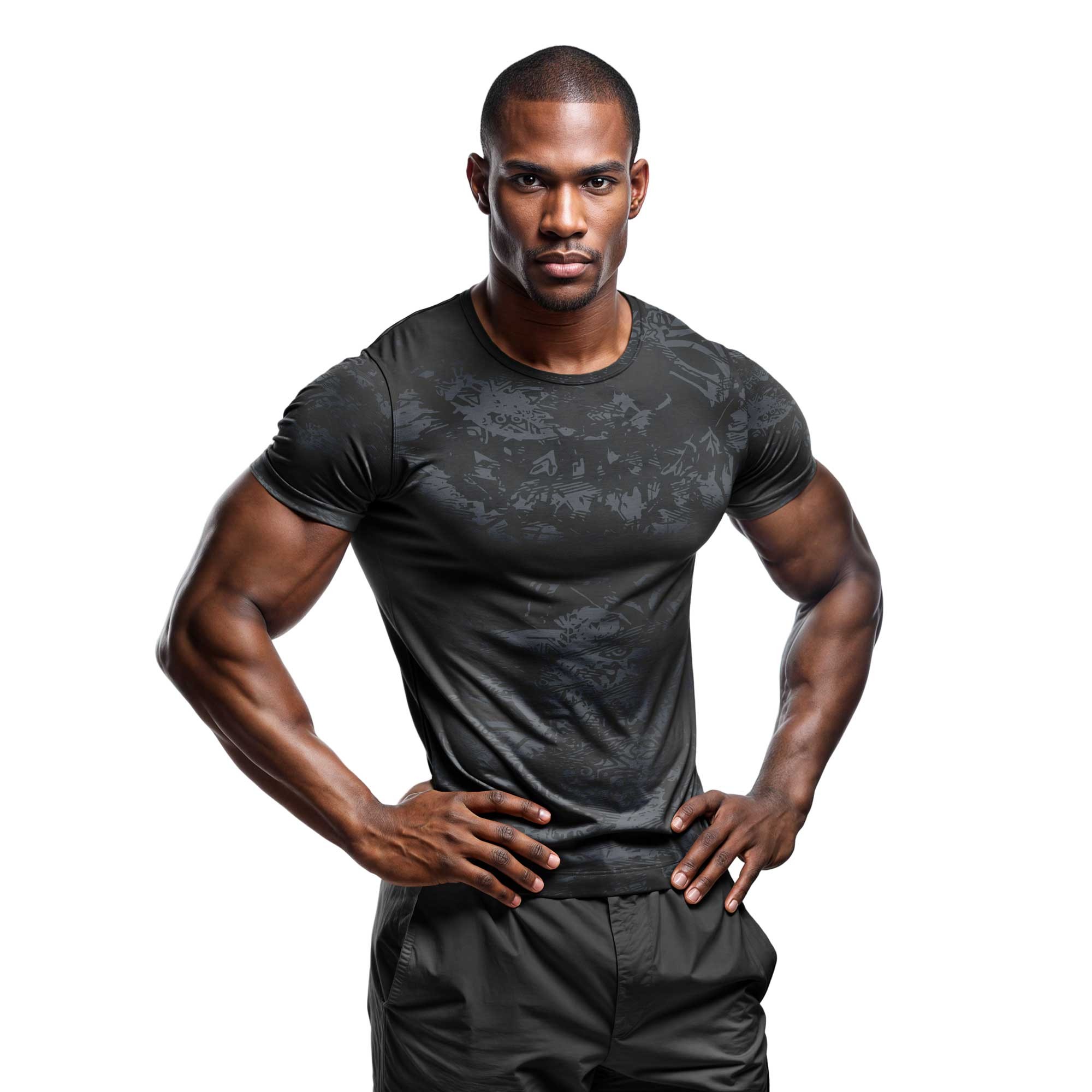 Dijital Baskılı Unisex Tshirt, Fitness Tshirt, Gym Body Tshirt, WF0009