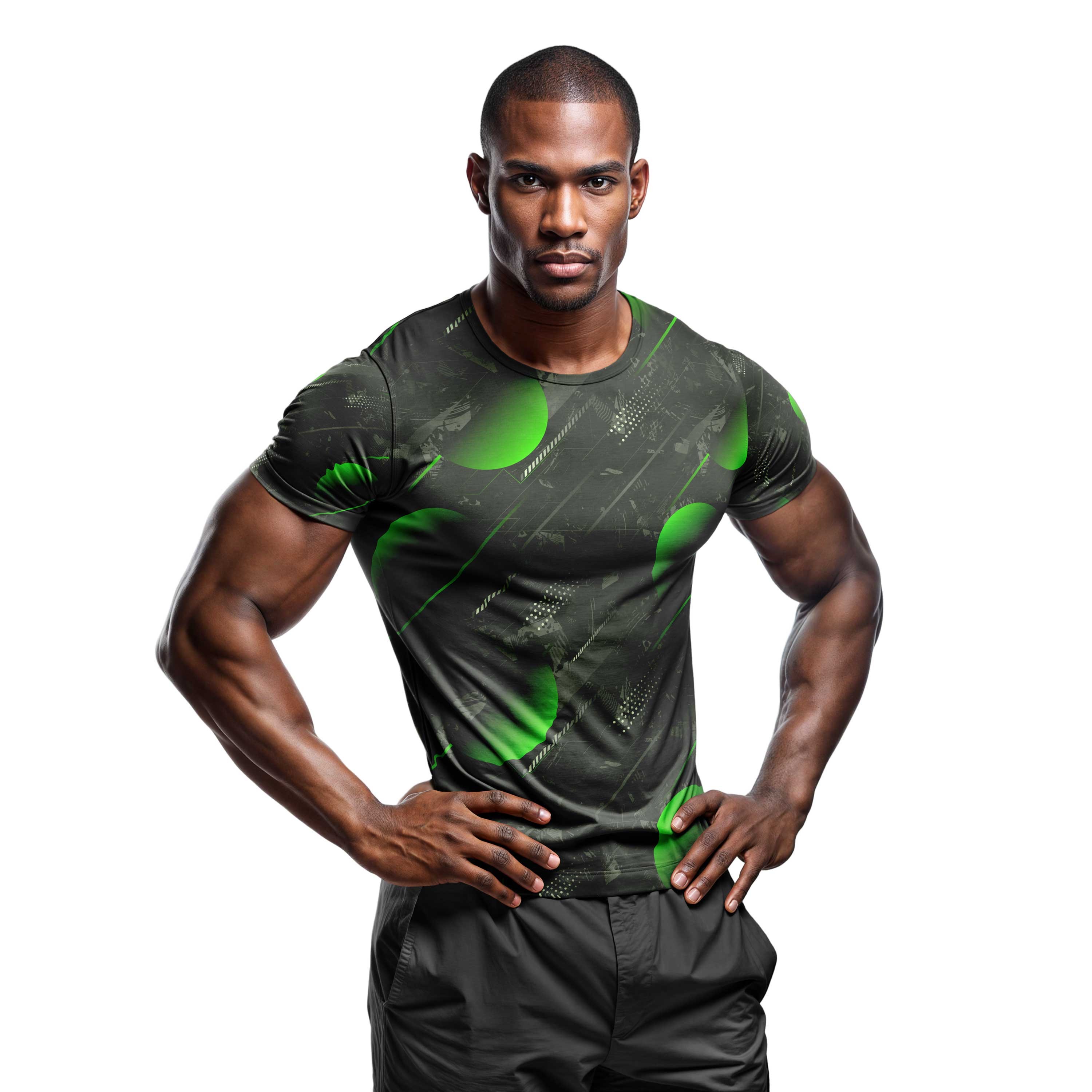 Dijital Baskılı Unisex Tshirt, Fitness Tshirt, Gym Body Tshirt, WF0005