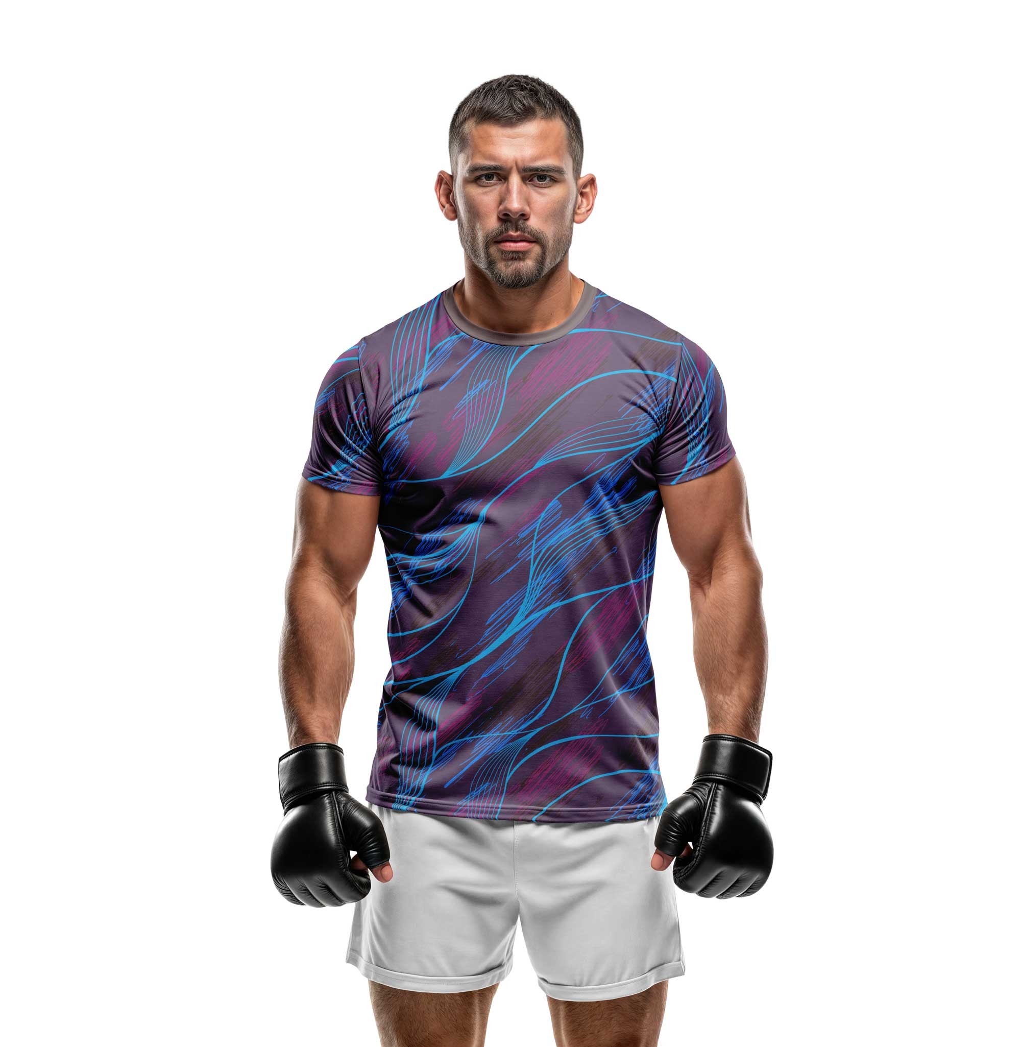 Dijital Baskılı Unisex Tshirt, Fitness Tshirt, Gym Body Tshirt, WF0001