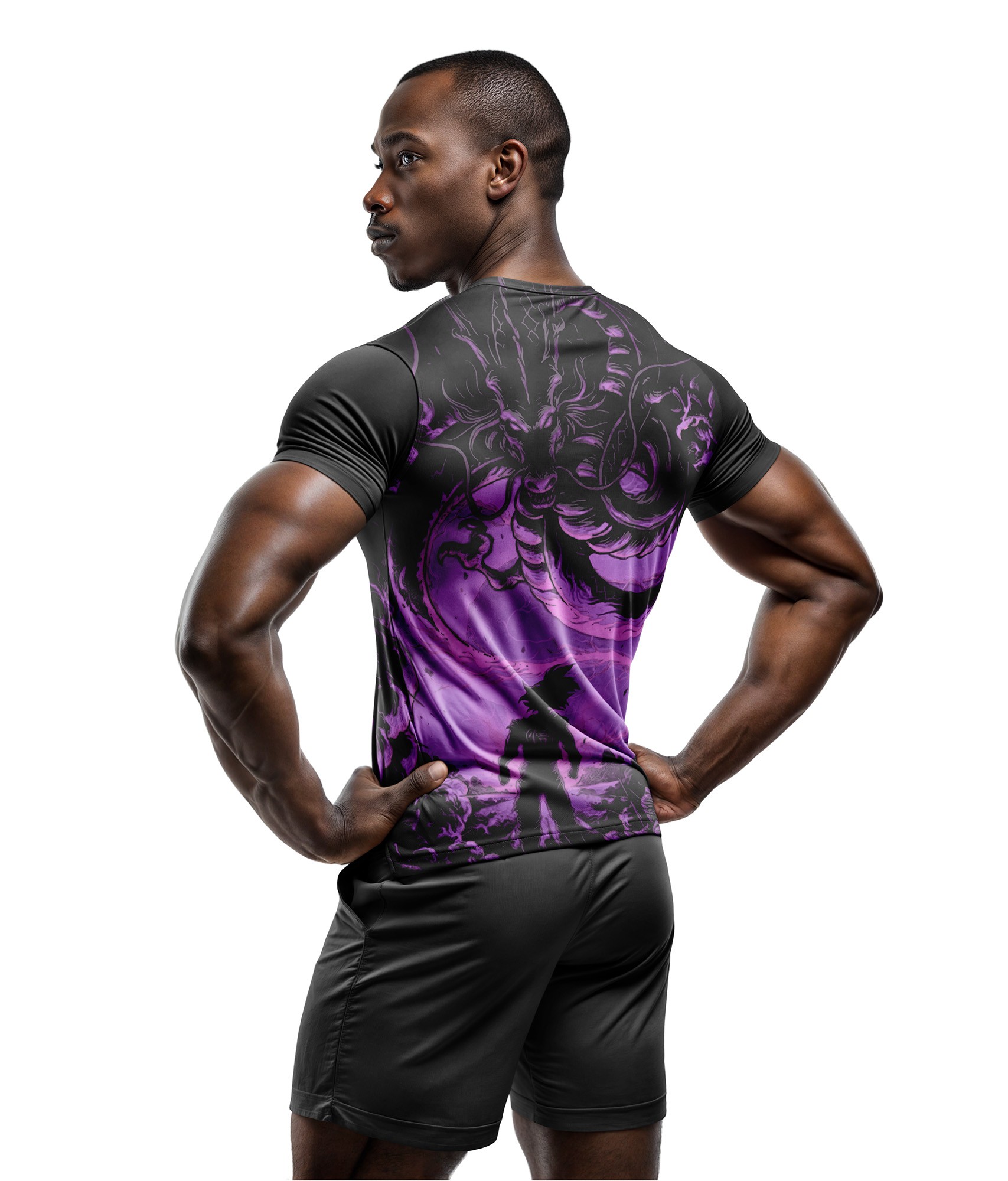 Dijital Baskılı Unisex Tshirt, Fitness Tshirt, Gym Body Tshirt, WF0011