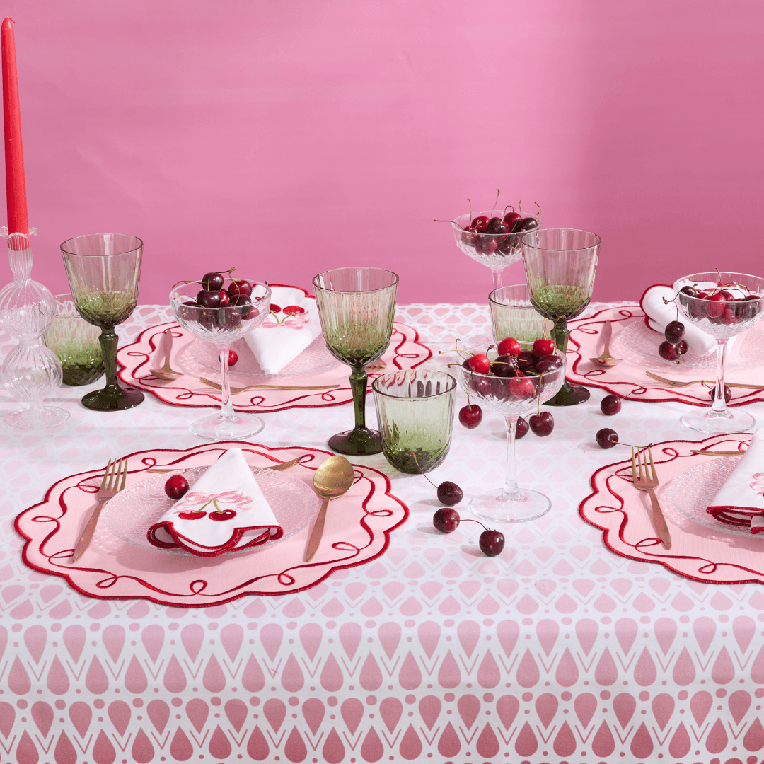 Pembe Bella Amerikan Servisi ve Yemek Peçetesi
