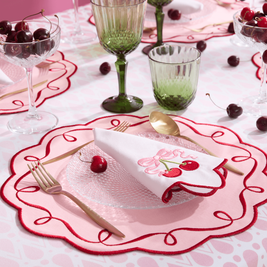 Pembe Bella Amerikan Servisi ve Yemek Peçetesi