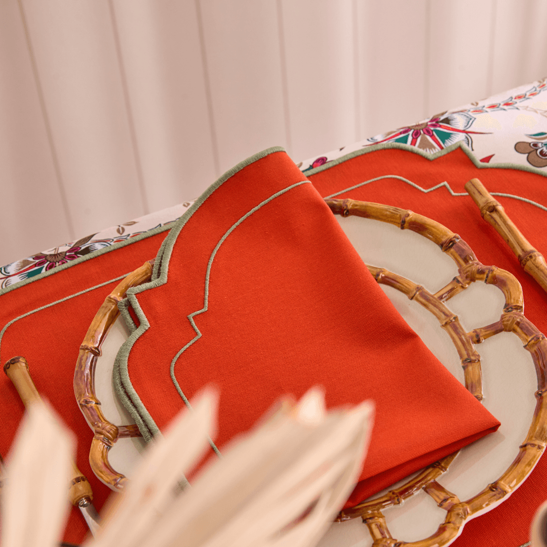 Turuncu Luna Yemek Peçetesi 2 Adet