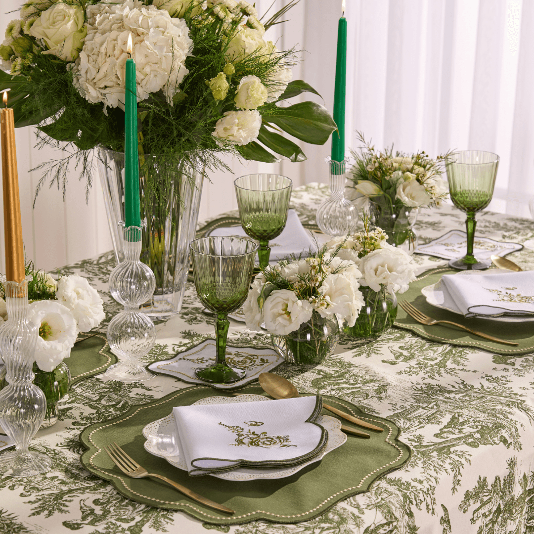 Yeşil Royal Yemek Peçetesi 2 Adet