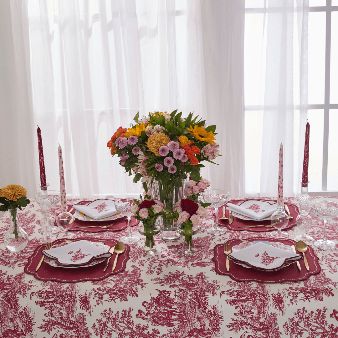 Bordo Royal Yemek Peçetesi 2 Adet