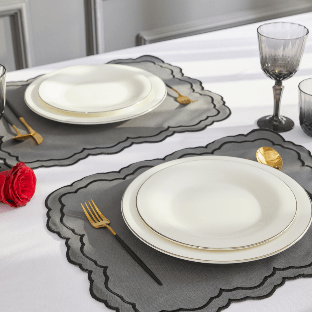 PIERRE PLACEMATS (SET OF 4) - Grey