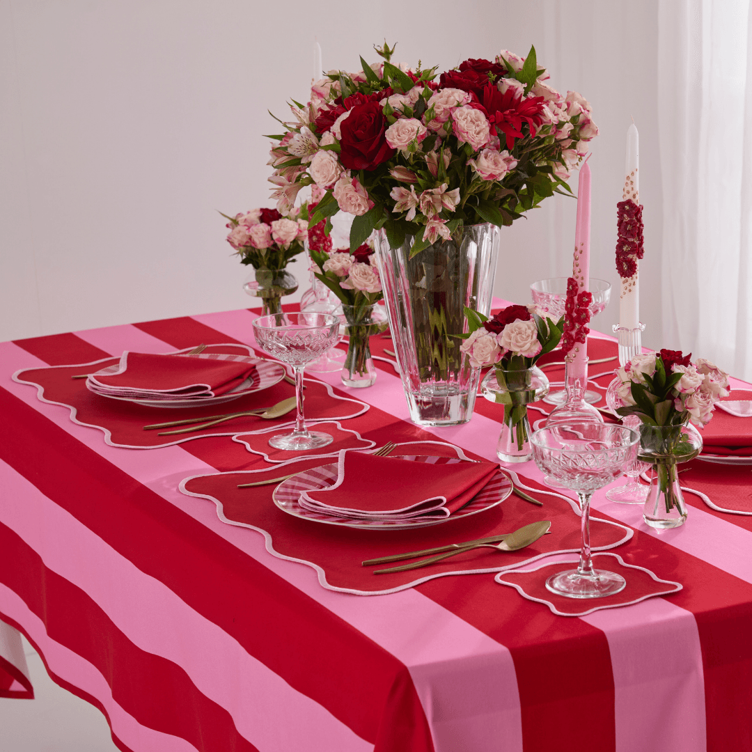 Pembe Valerio Yemek Peçetesi 2 Adet
