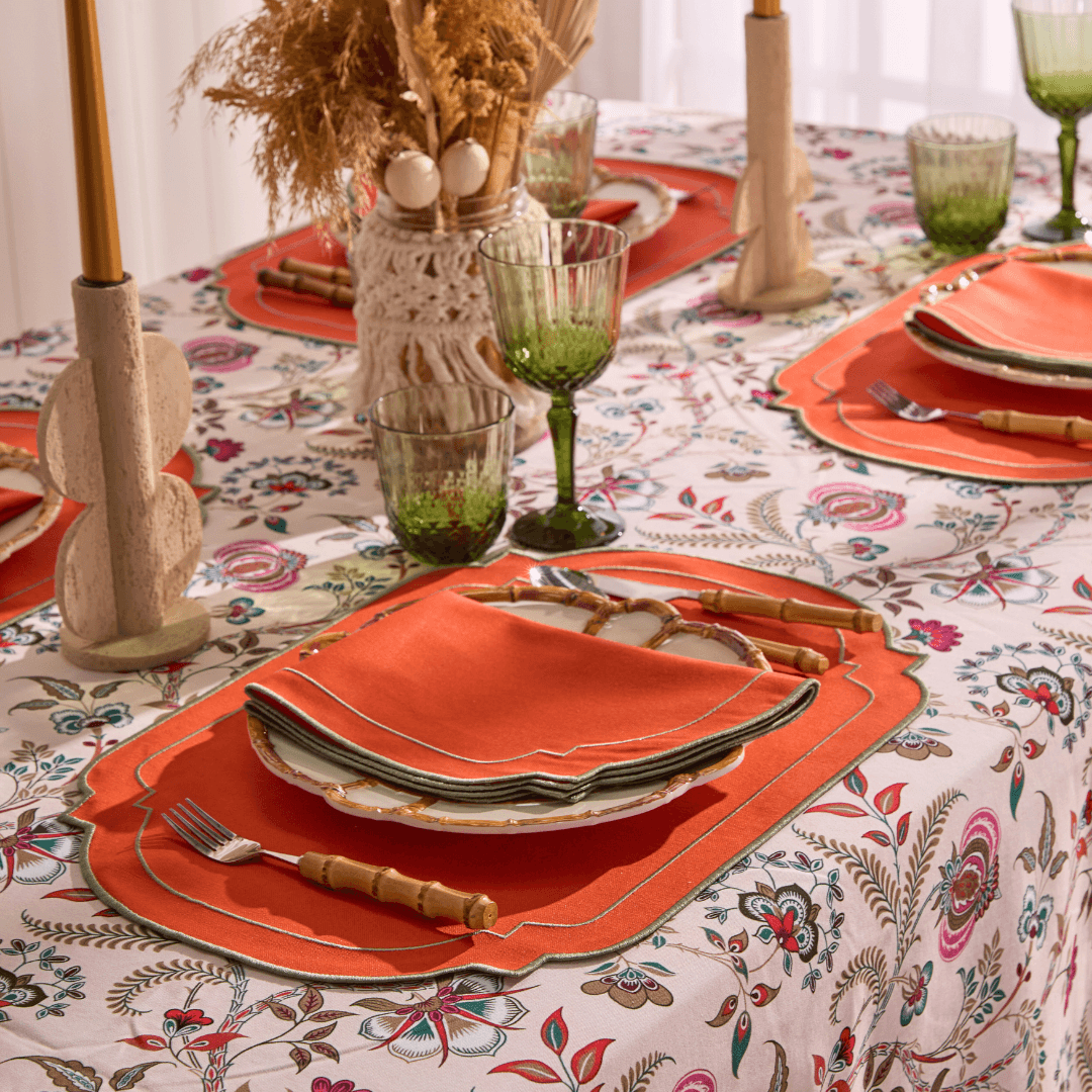 Turuncu Luna Yemek Peçetesi 2 Adet