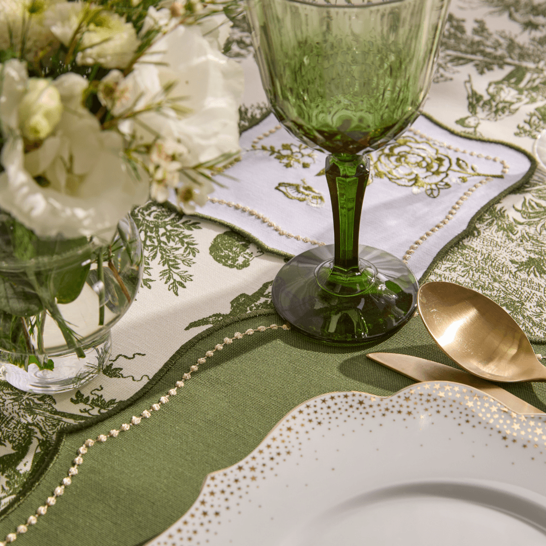 Yeşil Royal Kokteyl Peçetesi 4 Adet