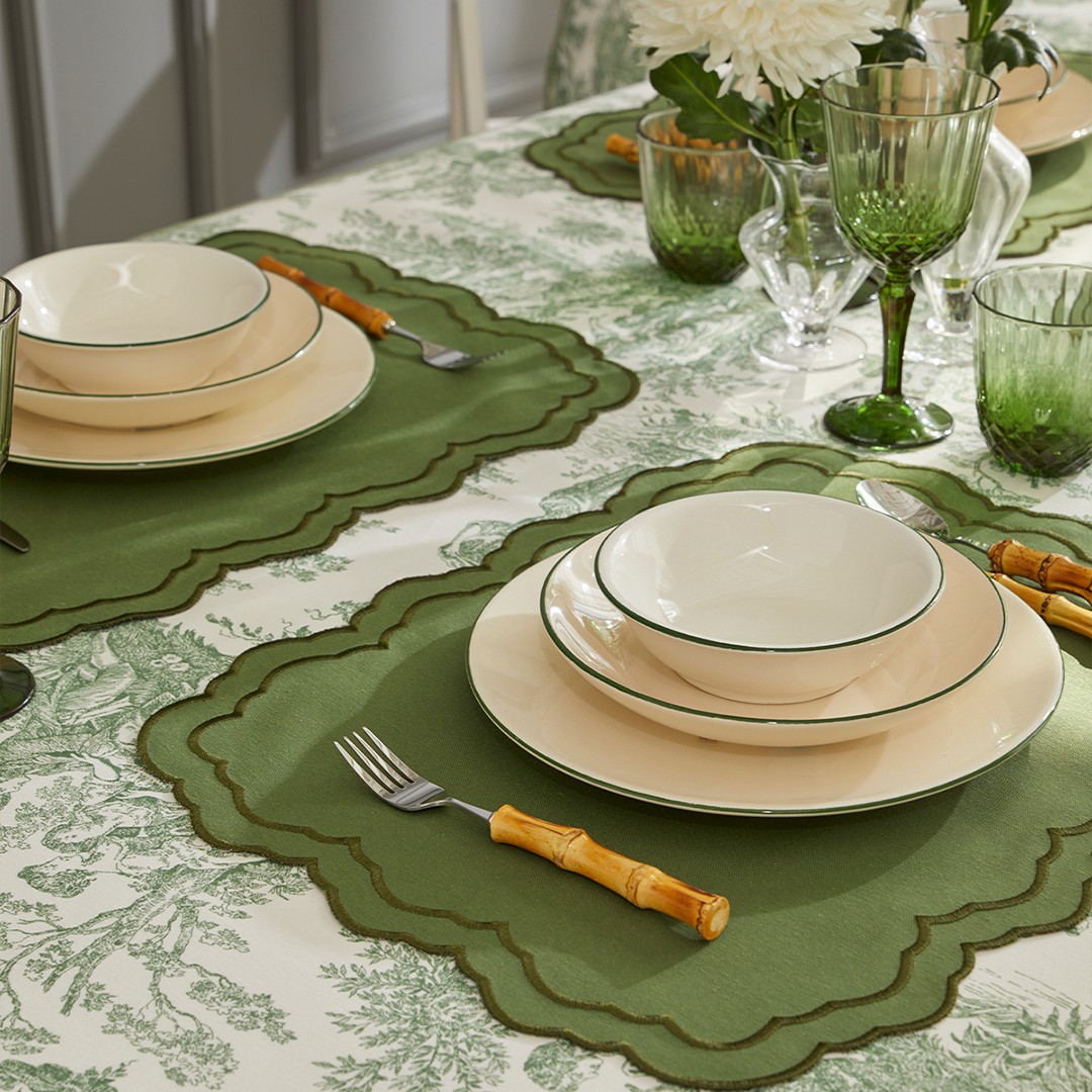 PIERRE PLACEMATS (SET OF 4) - Green