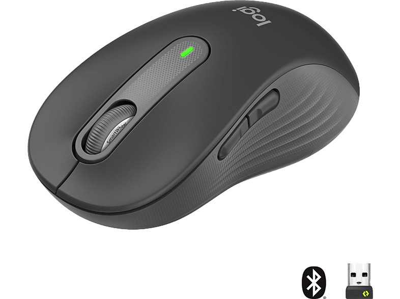 LOGITECH Signature M650 Büyük Boy Sağ El Için Sessiz Kablosuz Mouse - Siyah