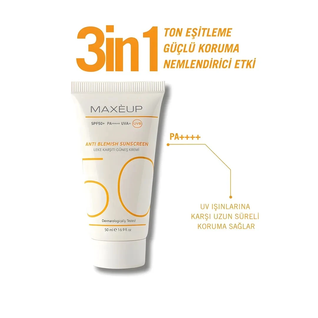 Onarıcı Nemlendirici Su Bazlı Güneş Koruyucu Leke Karşıtı Yüz Güneş Kremi SPF50+ | 50 ML x2 |