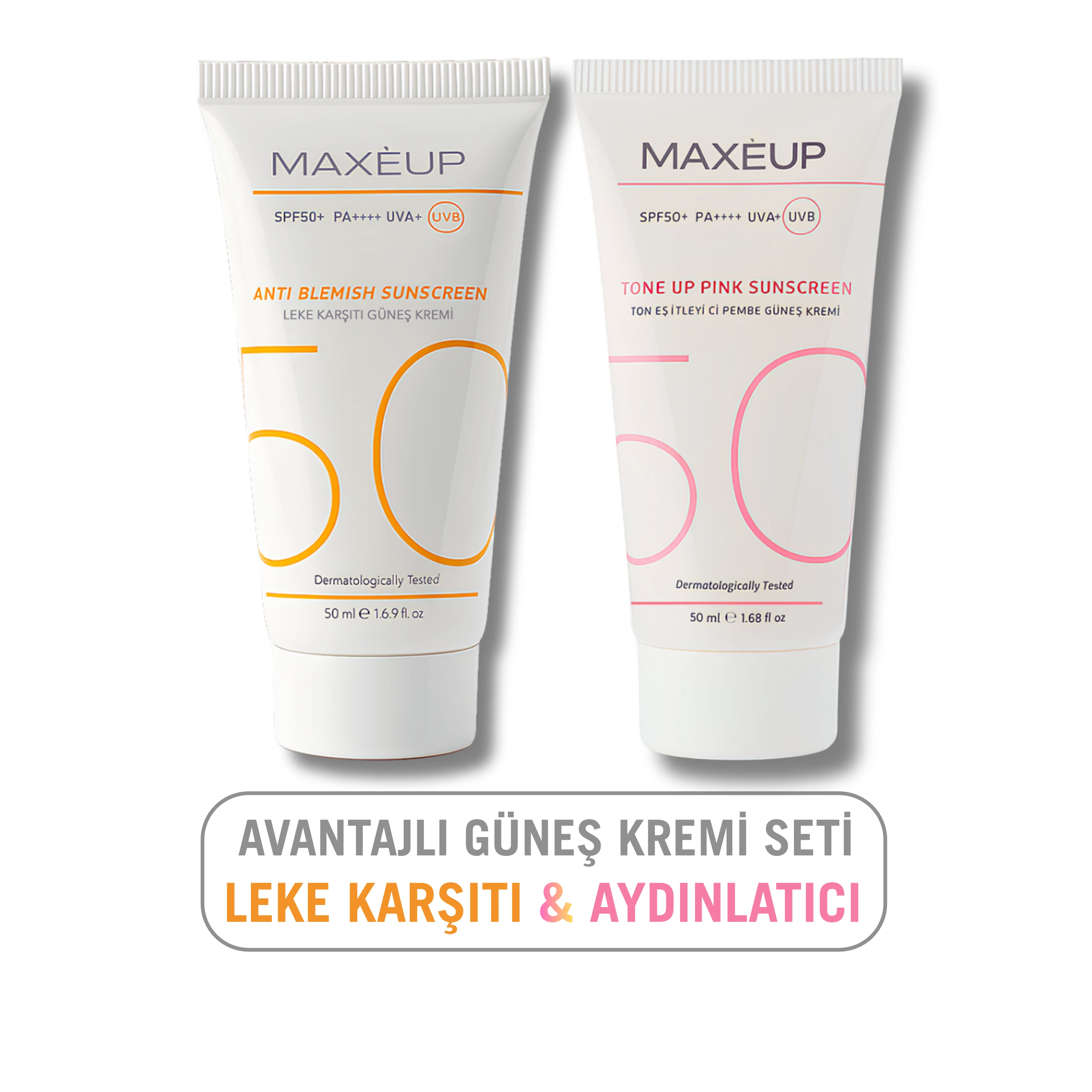 Leke Karşıtı & Ton Eşitleyici SPF50+ Güneş Kremi 50 ML | Yüksek UV Koruma, Vegan, Tüm Cilt Tipleri |