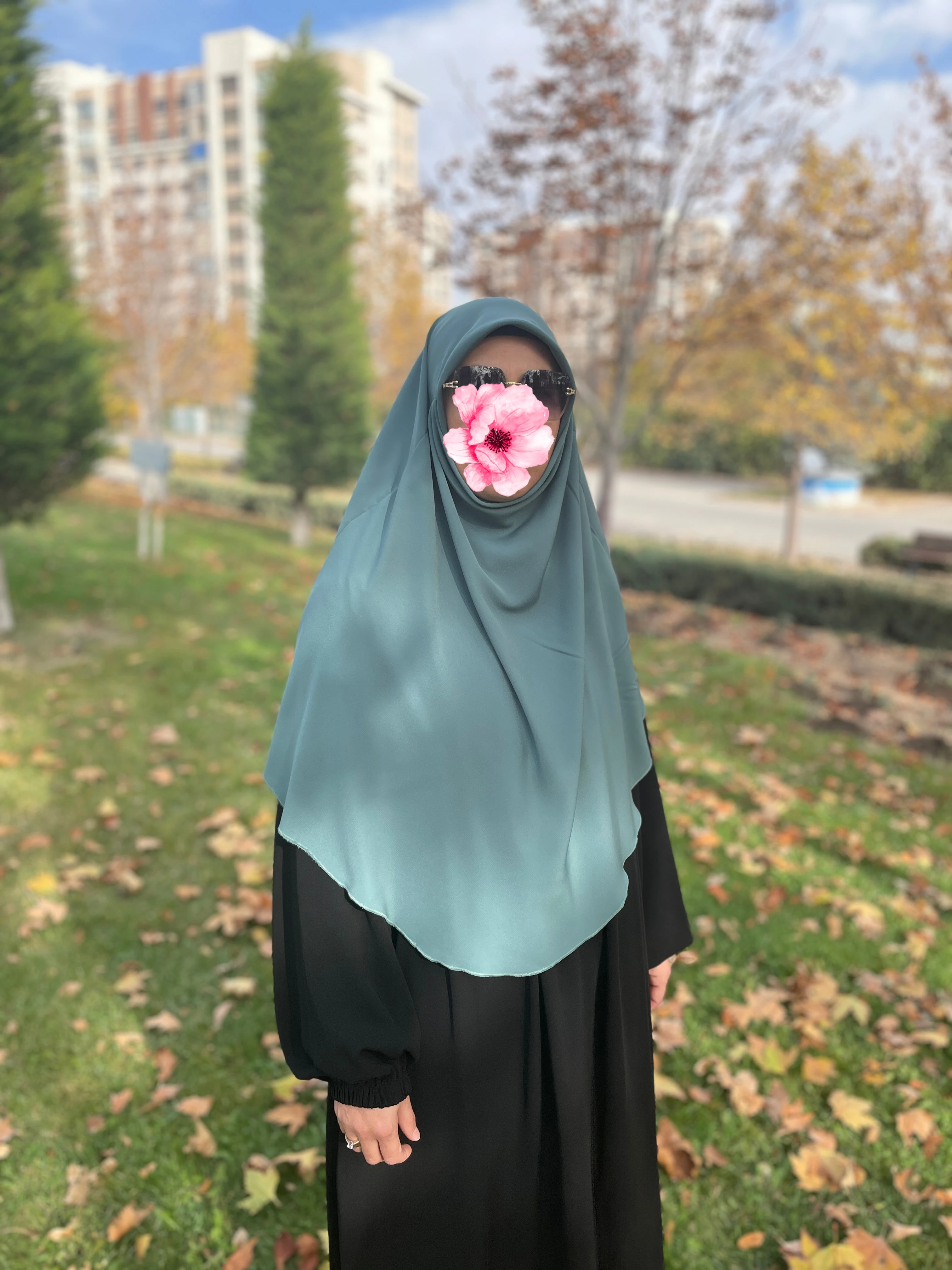 mint yeşili oval kesim telalı sufle kücük boy