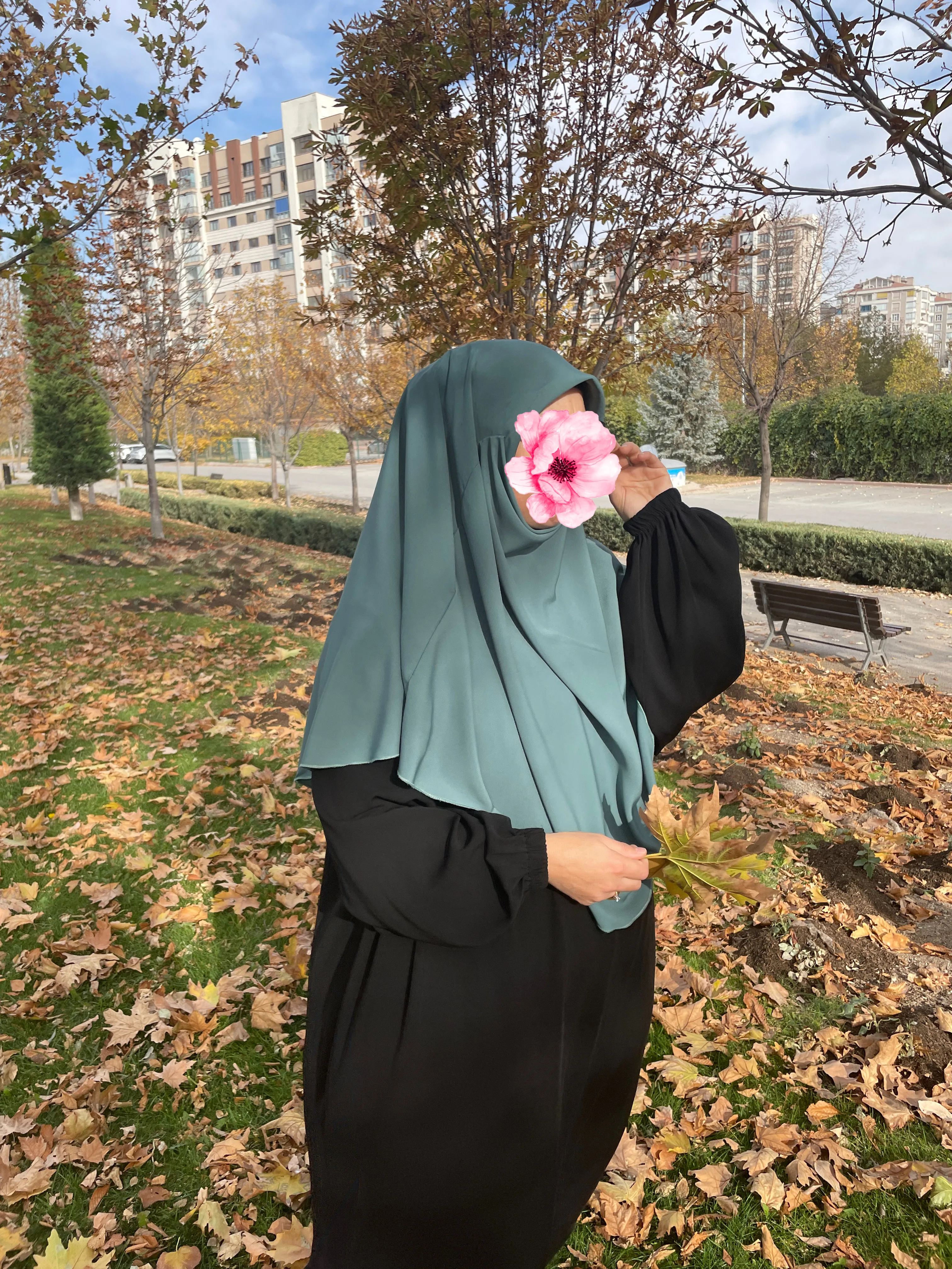 mint yeşili oval kesim telalı sufle kücük boy