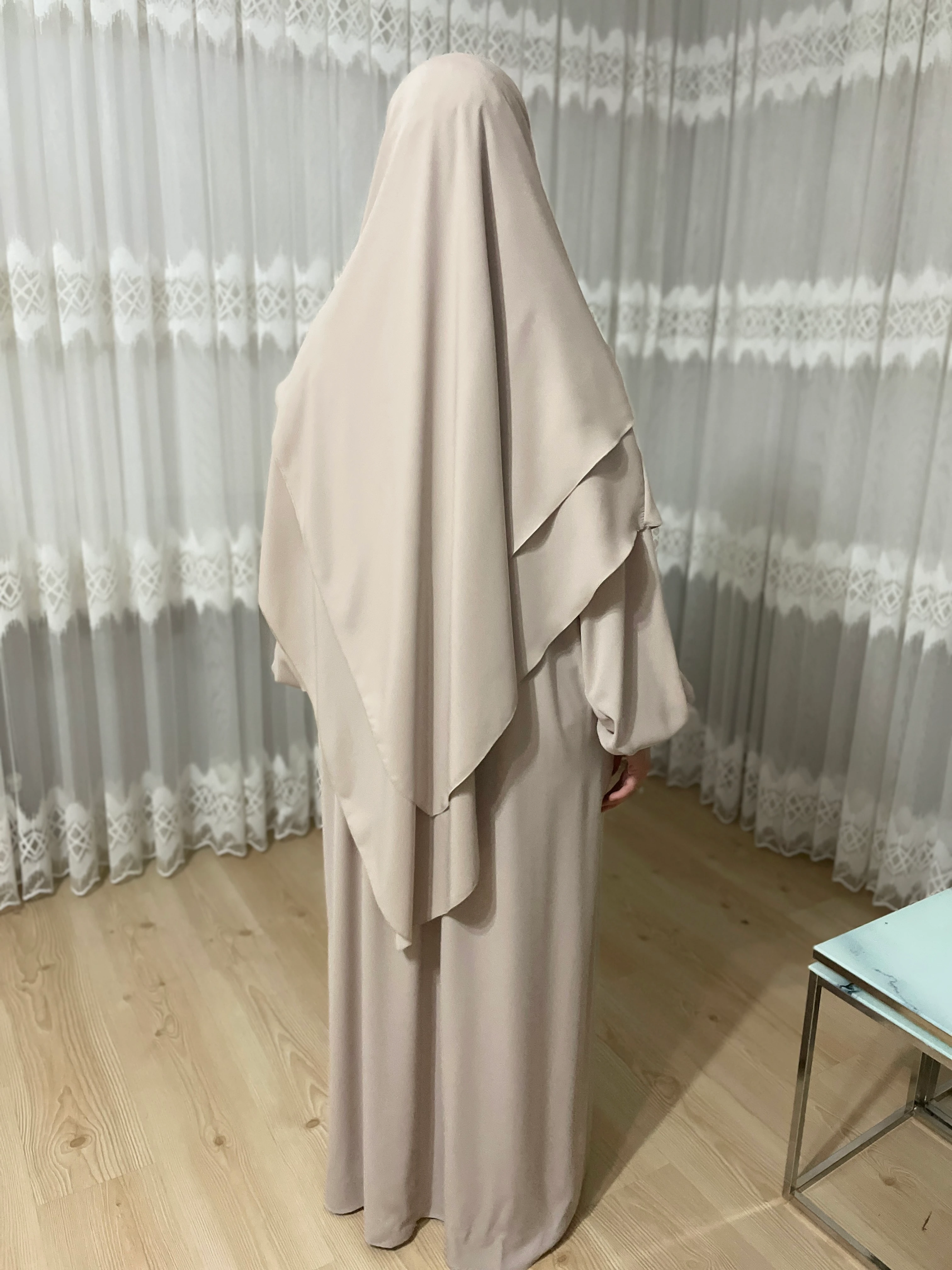 Sufle taş reng cift kat