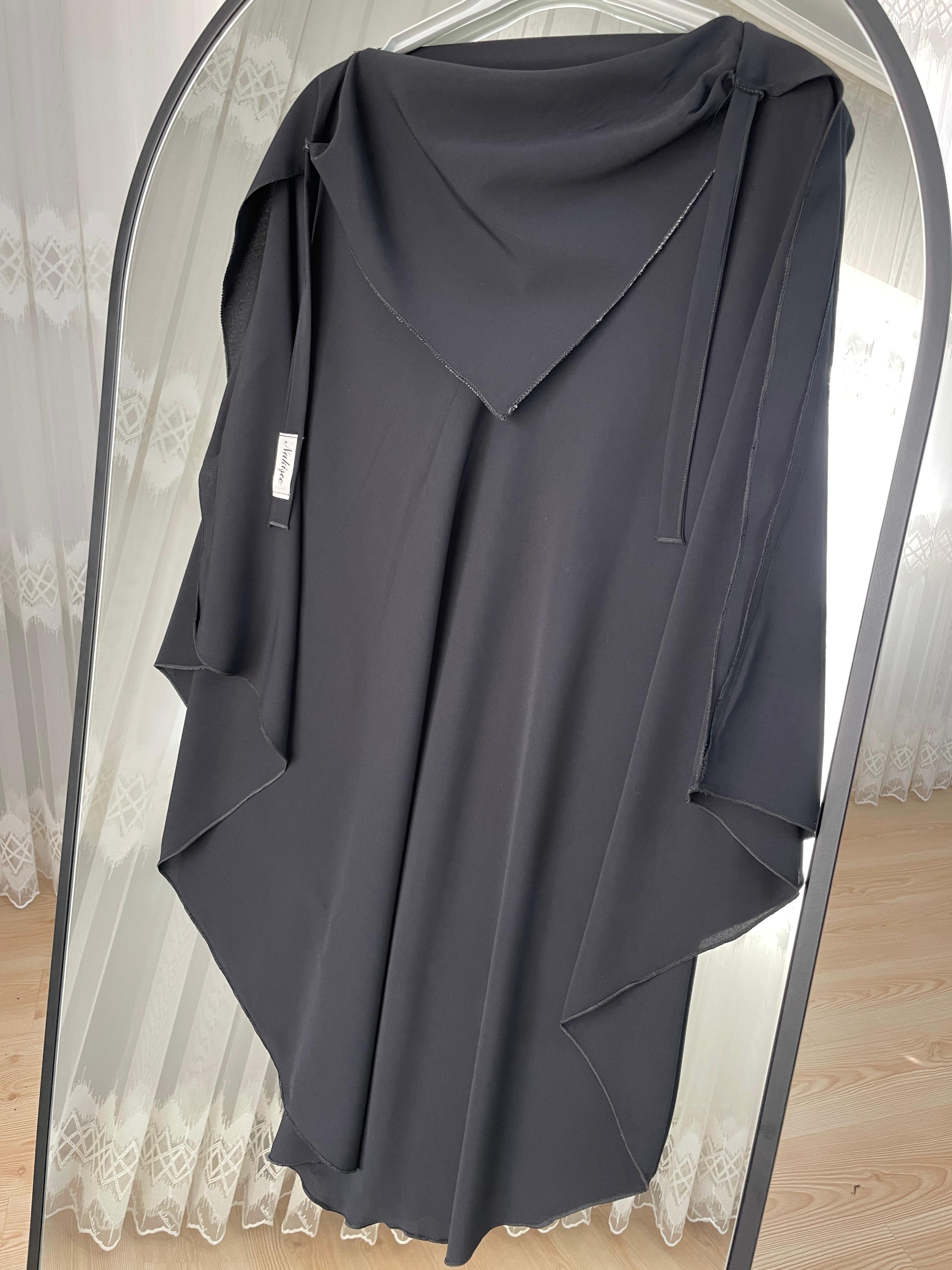 siyah büyük boy oval telalı sufle