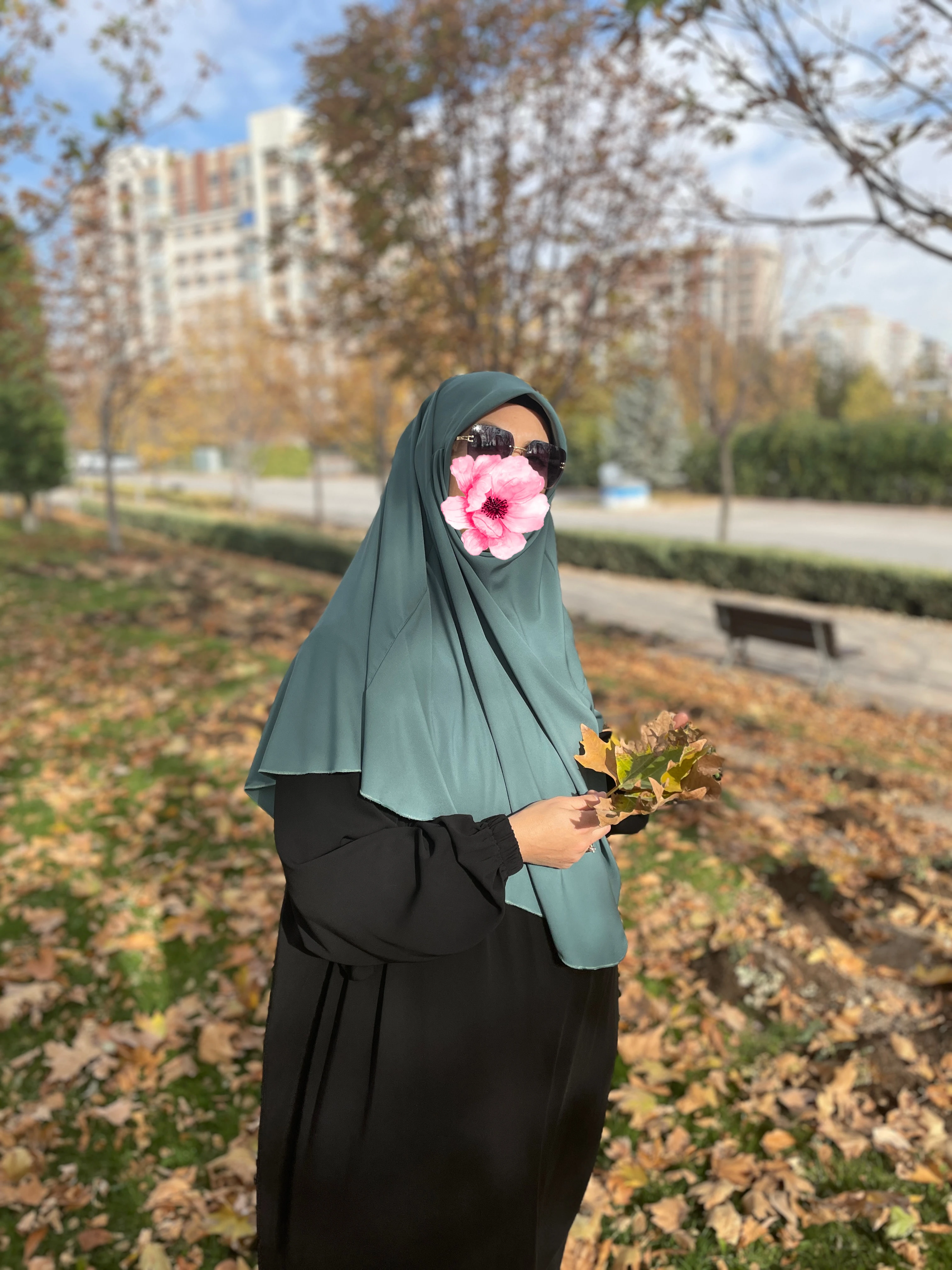 mint yeşili oval kesim telalı sufle kücük boy