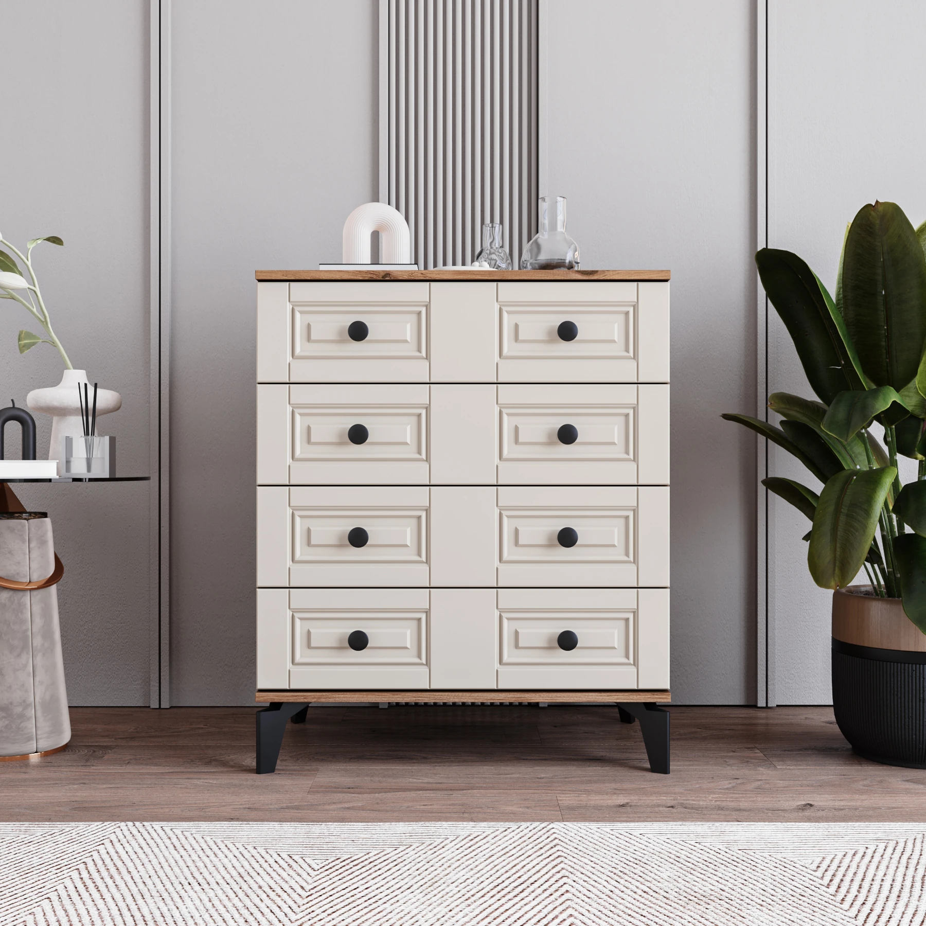 MONZIO TERRA SA-406-TR-AT 4 ÇEKMECELİ ŞİFONYER