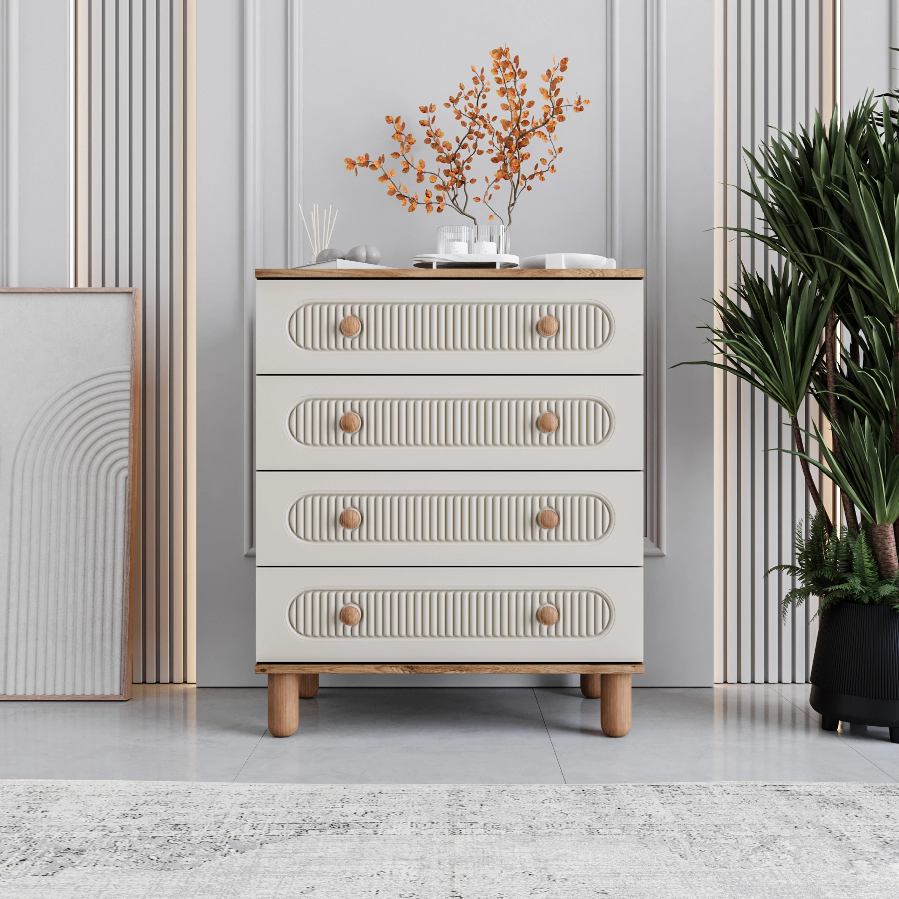 MONZIO Milen SA-404-ML-AT Şifonyer