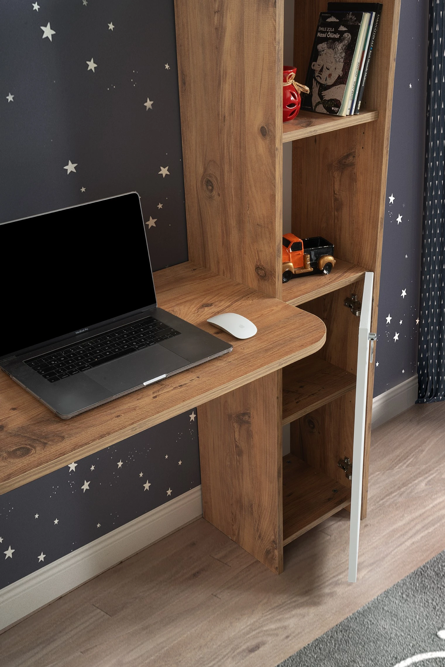 MONZIO Mars Çama Dolaplı Çalışma Masası