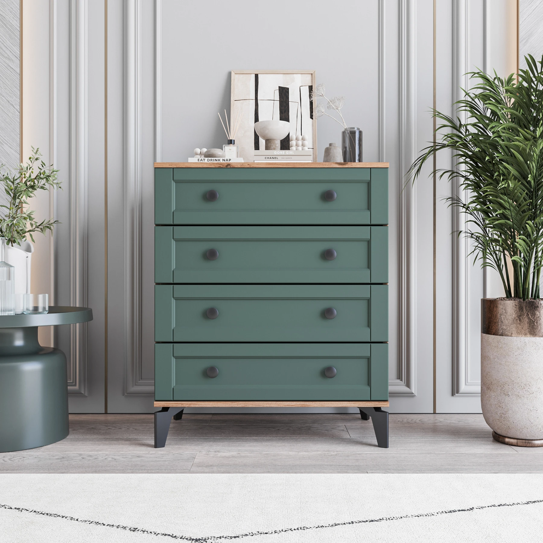 MONZIO Karin SA-403-KR-YA-1 Şifonyer