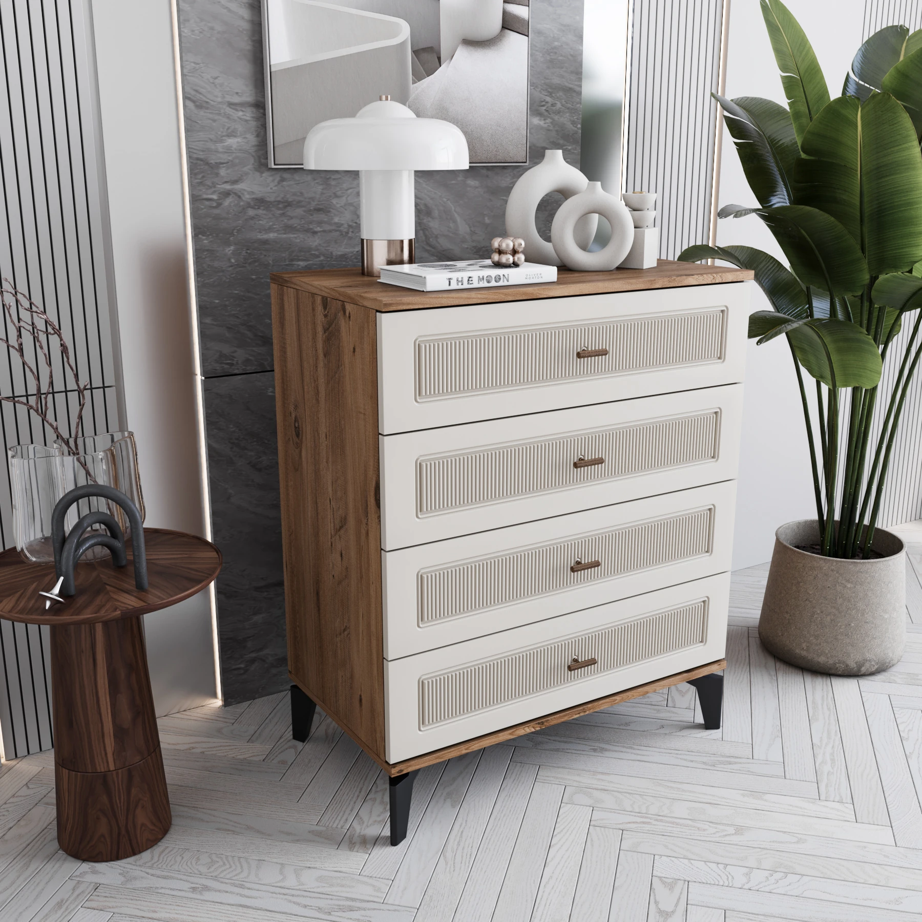 MONZIO Libra SA-407-LB-AT Şifonyer