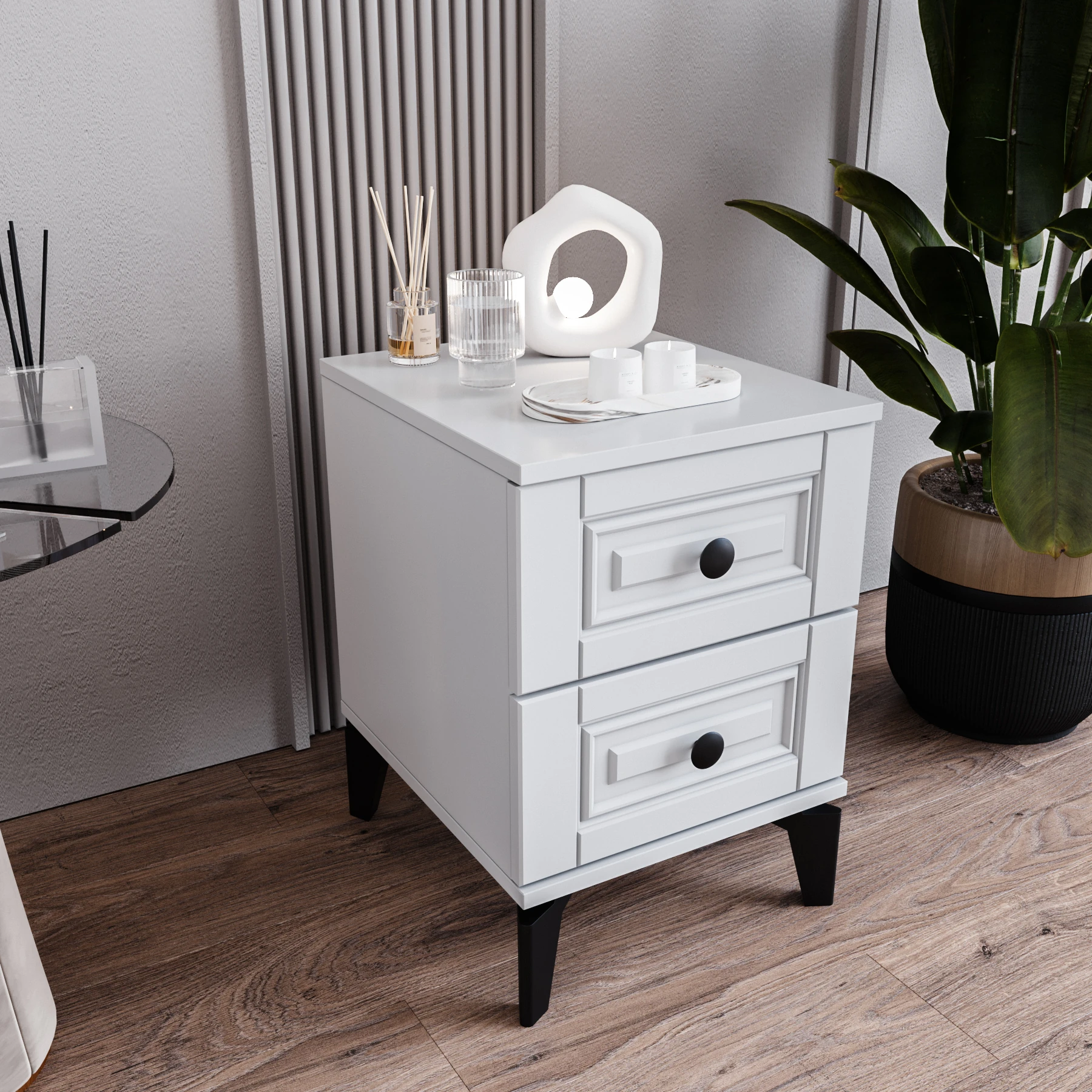 MONZIO TERRA KA-206-TR-BB 2 ÇEKMECELİ ŞİFONYER