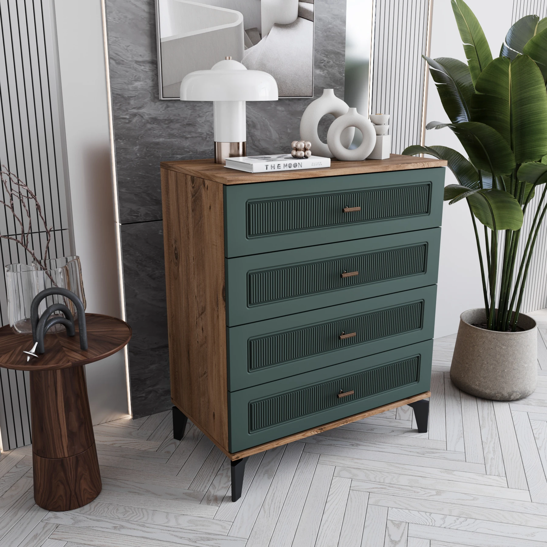 MONZIO Libra SA-407-LB-YA Şifonyer