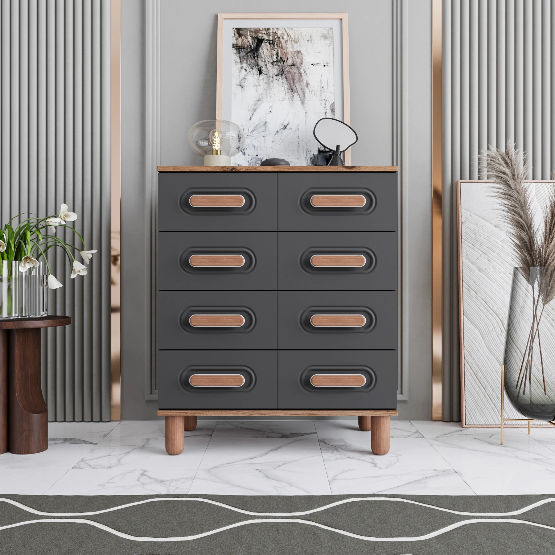 MONZIO Otto SA-405-OT-NA Şifonyer