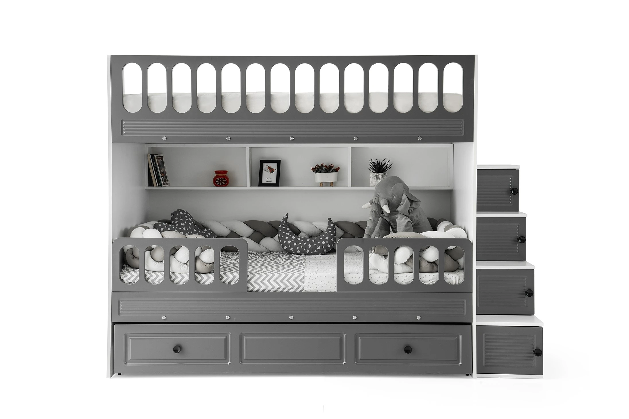 PANJUR ANTRASİT GRİ RANZA