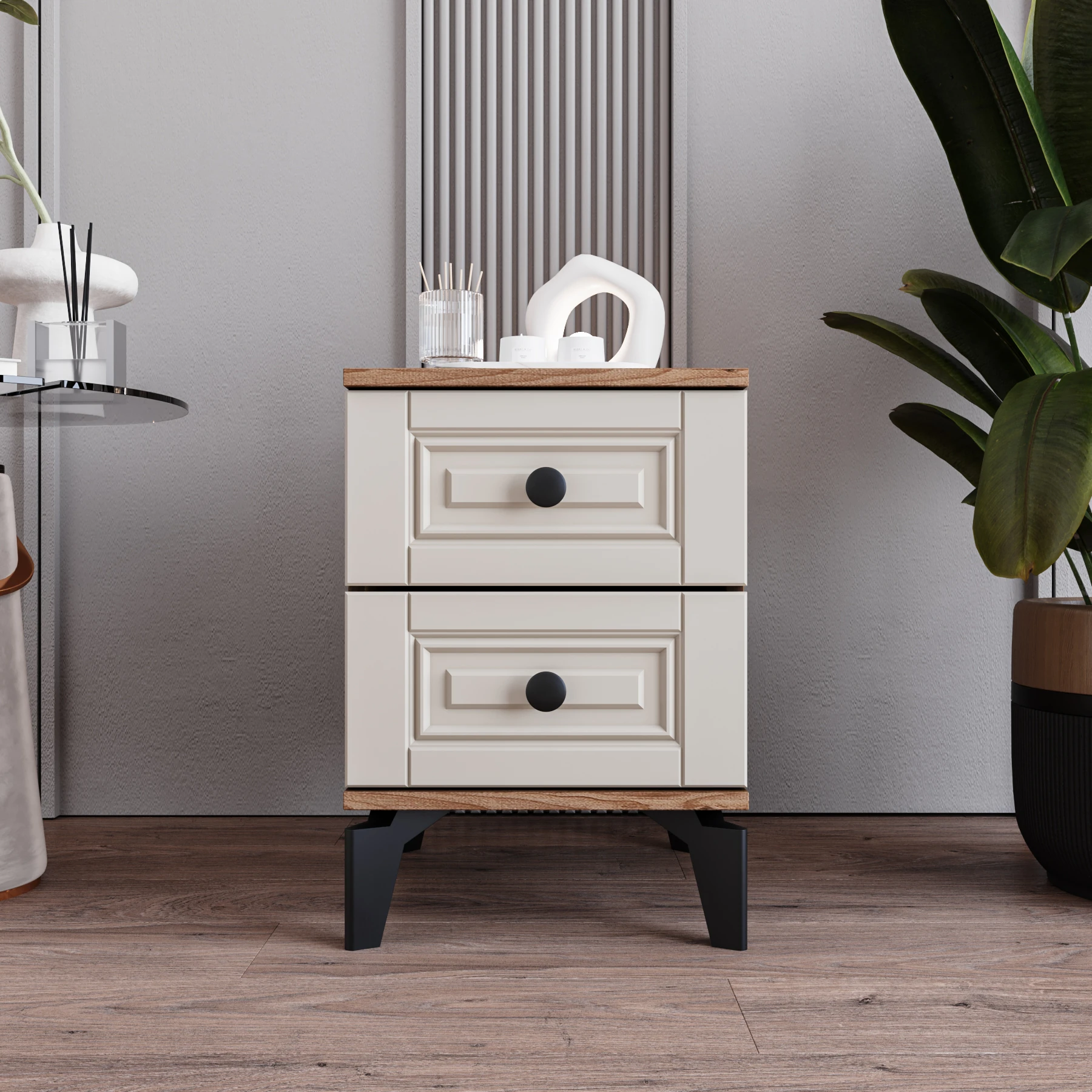 MONZIO TERRA KA-206-TR-AT 2 ÇEKMECELİ KOMİDİN