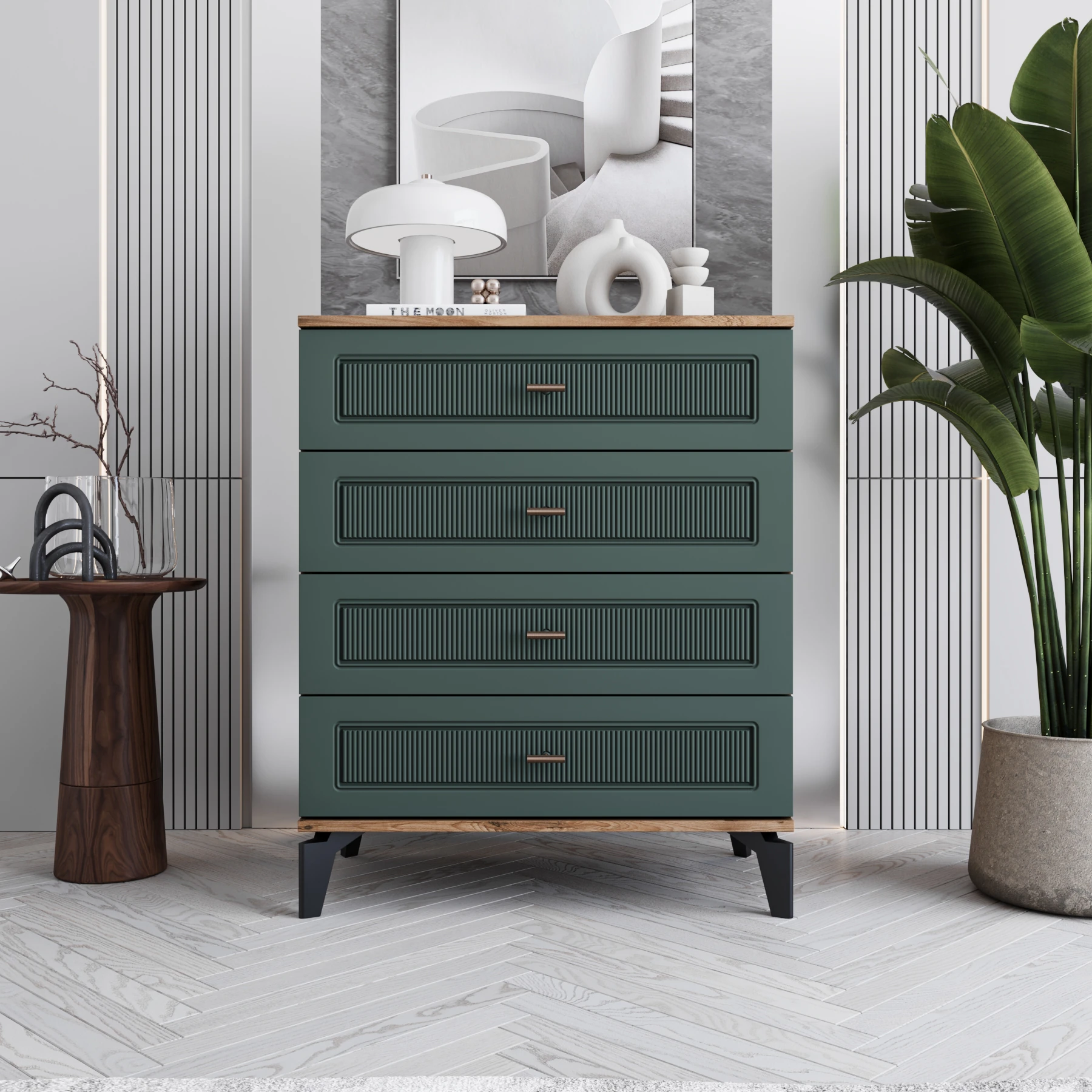 MONZIO Libra SA-407-LB-YA Şifonyer