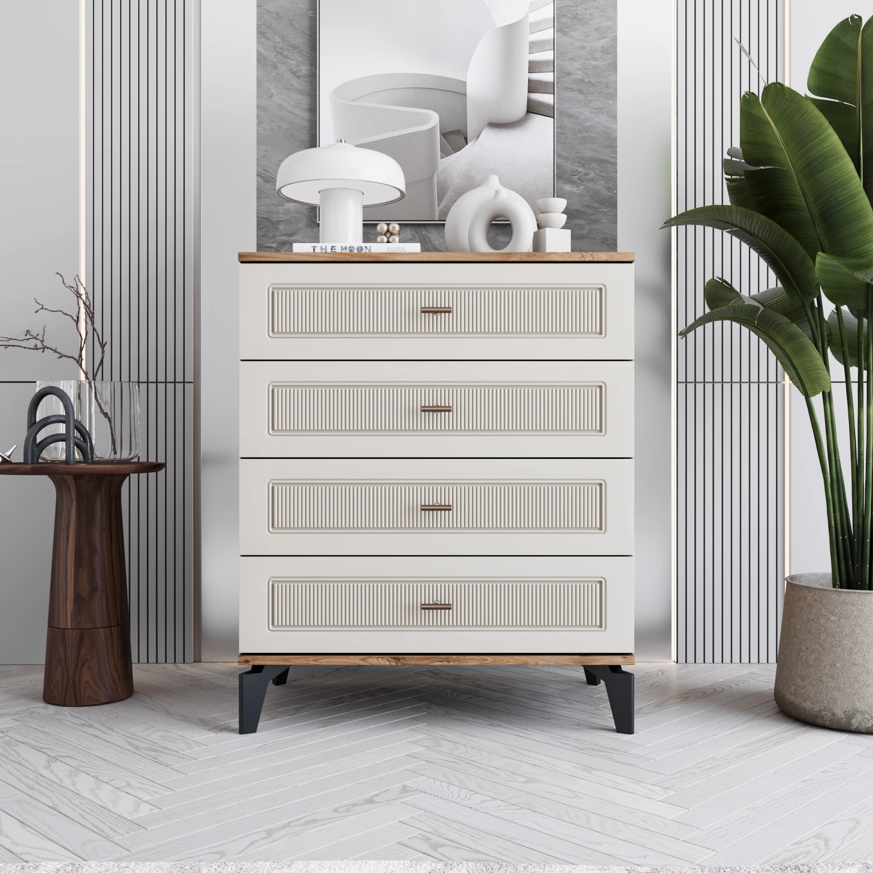 MONZIO Libra SA-407-LB-AT Şifonyer