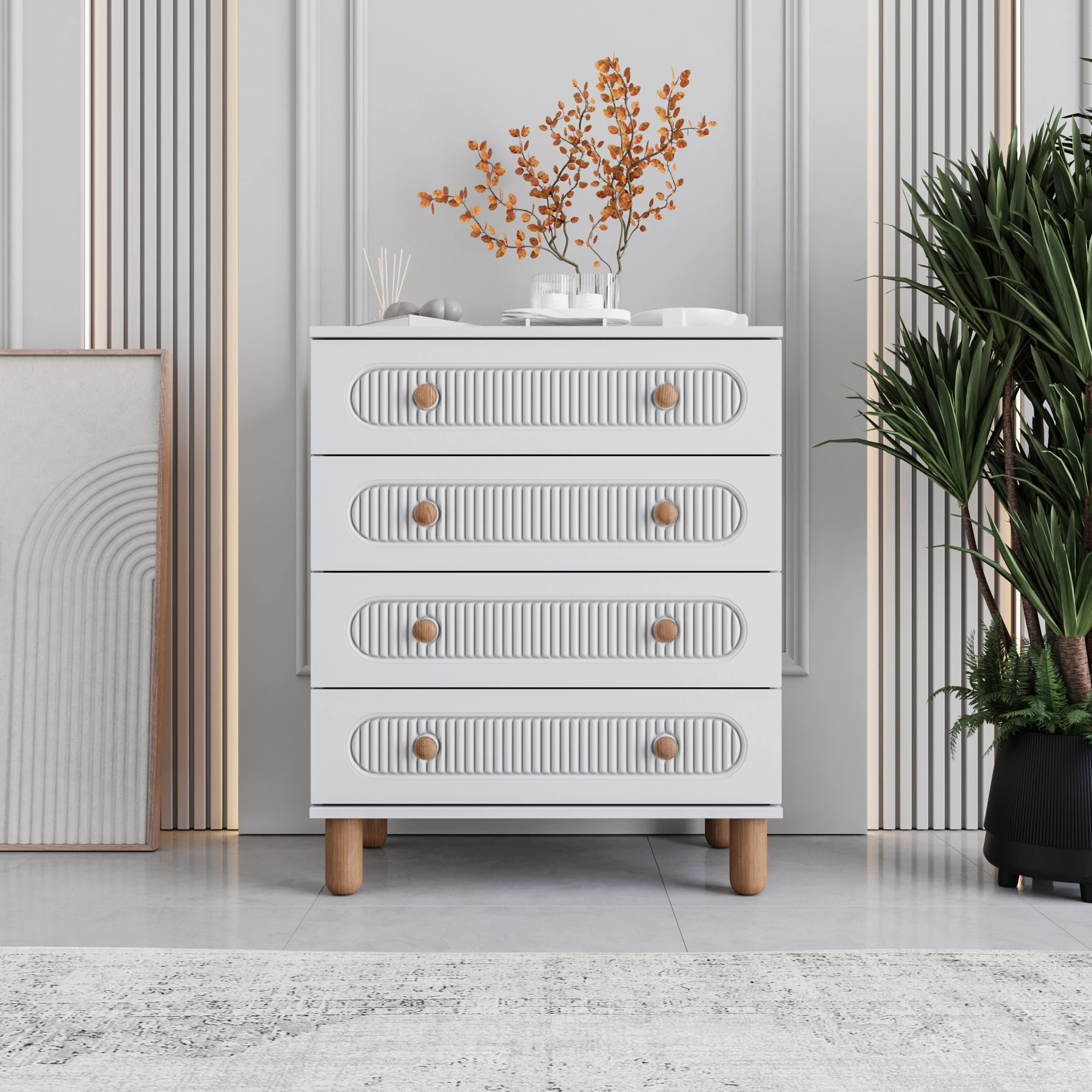 MONZIO Milen SA-404-ML-BB Şifonyer