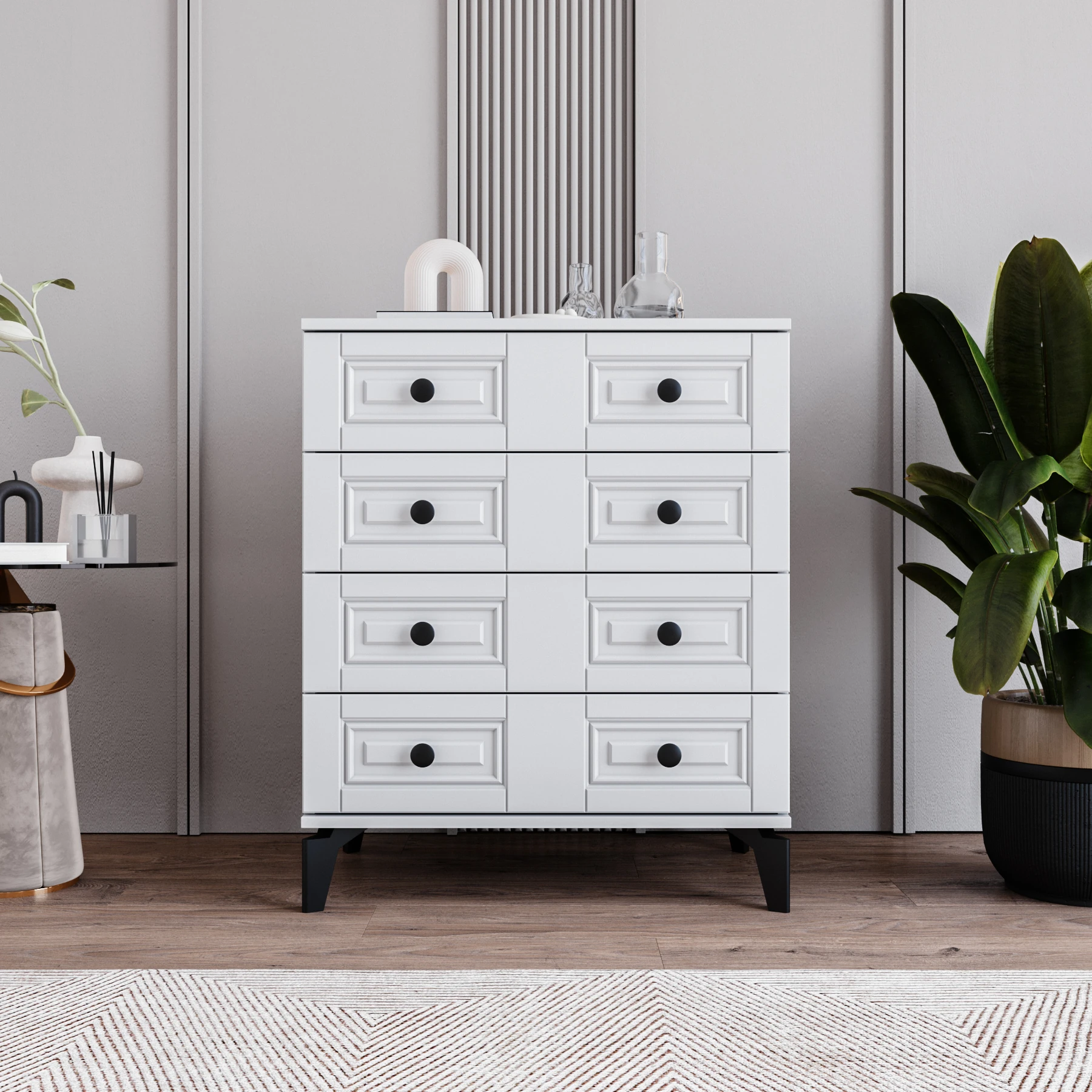 MONZIO TERRA SA-406-TR-BB 4 ÇEKMECELİ ŞİFONYER