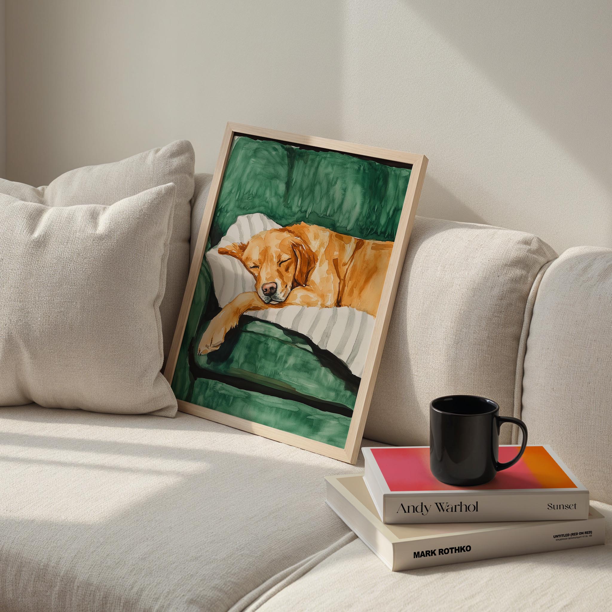 Köpek Portre XIII - Golden Retriever Zümrüt