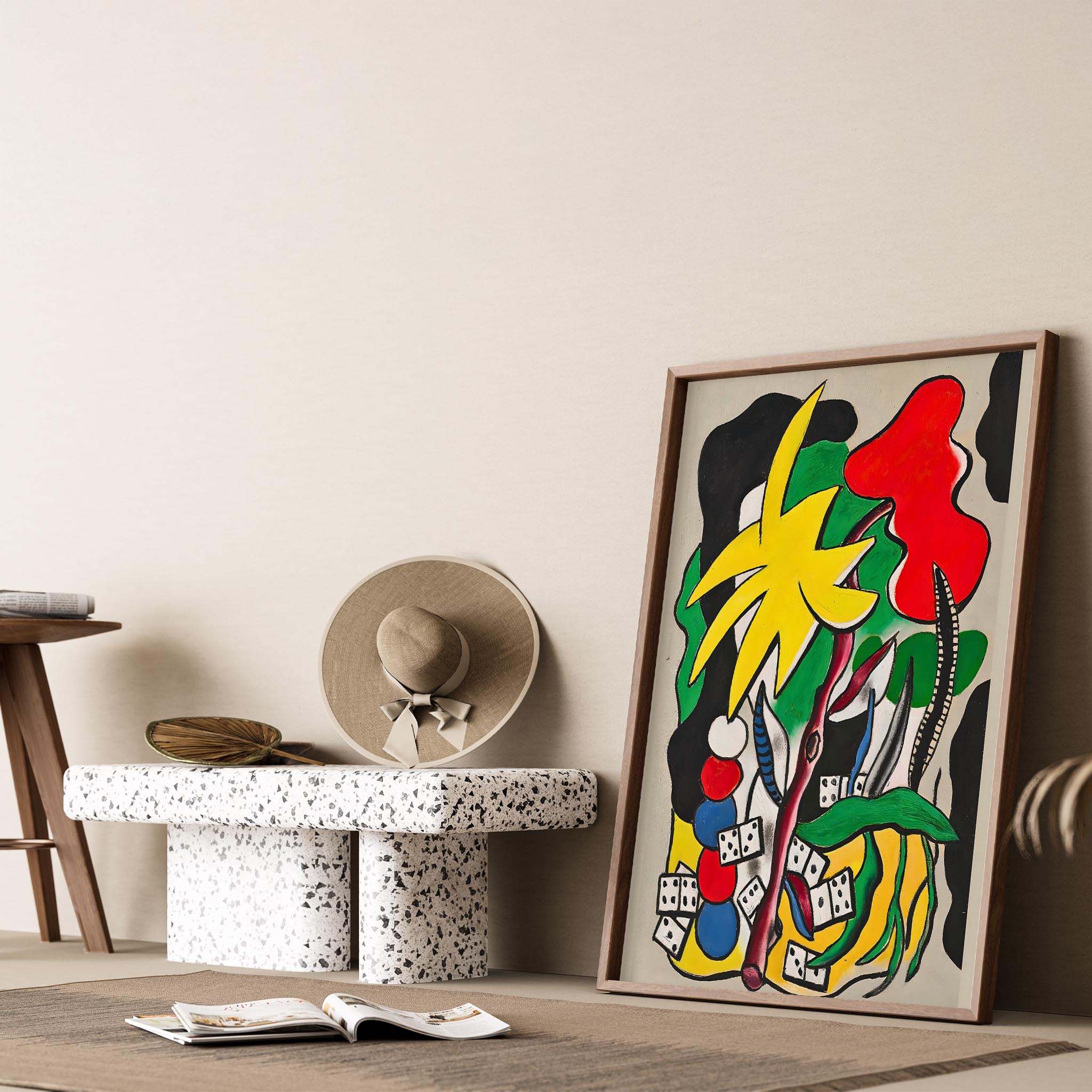 Fernand Leger 39 Duvar Tablosu