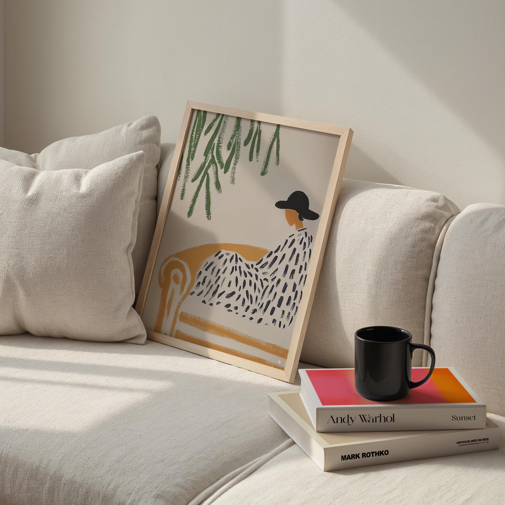 Kadın Portre - Dinginlik Bohem