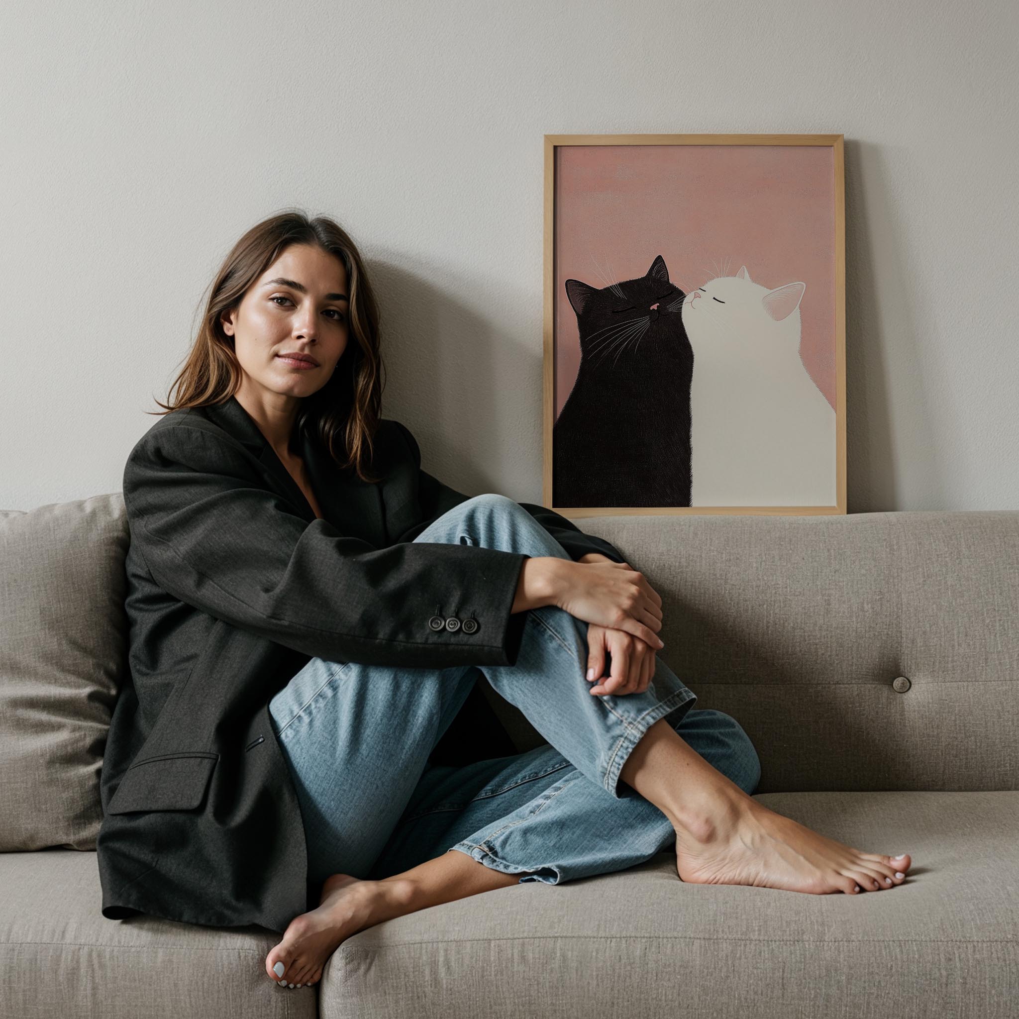 Kedi Portre XXII - Aşkın Sessizliği