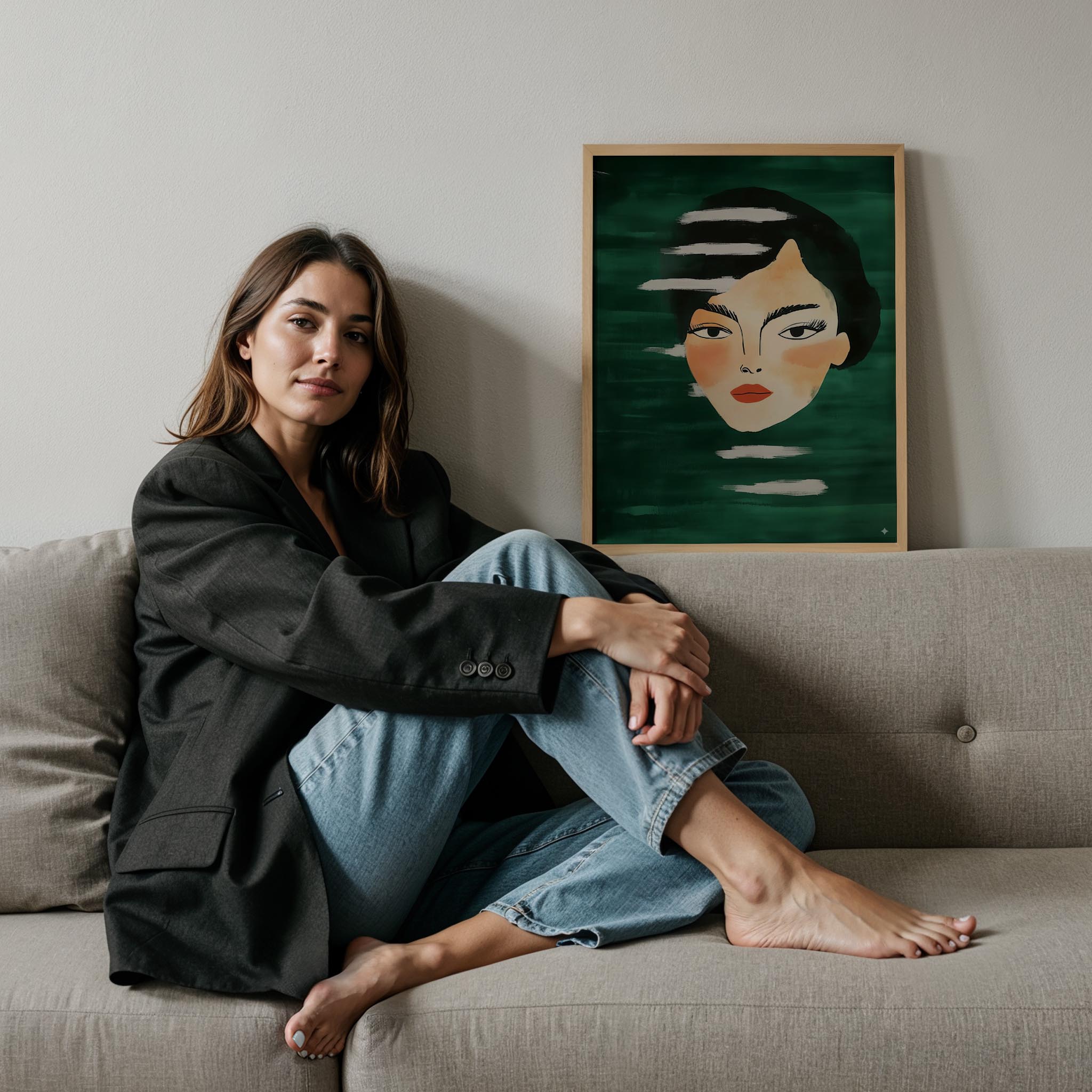 Kadın Portre XXII - Silüet